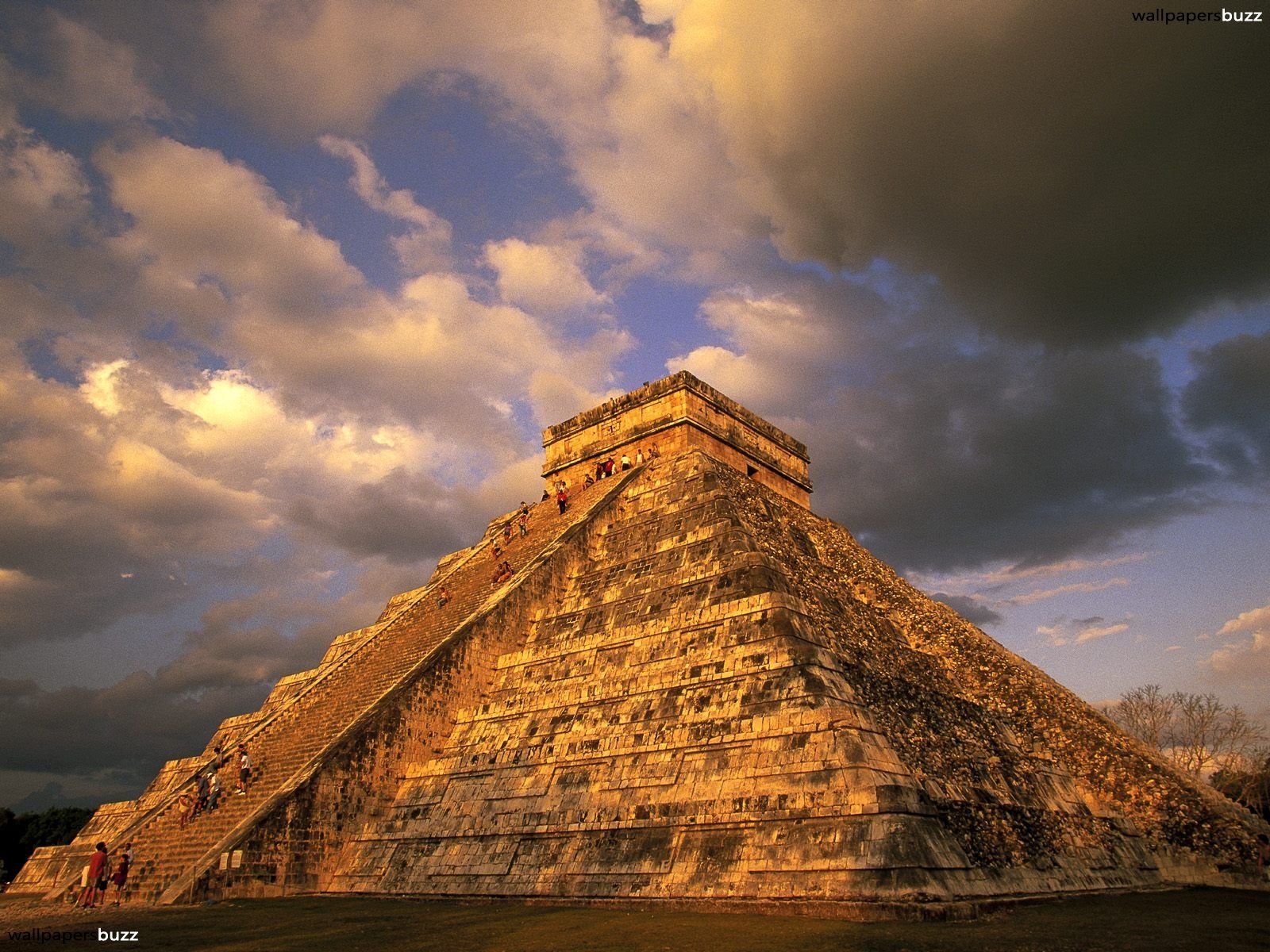 Piramide maya al tramonto, 1600x1200 HD, Desktop