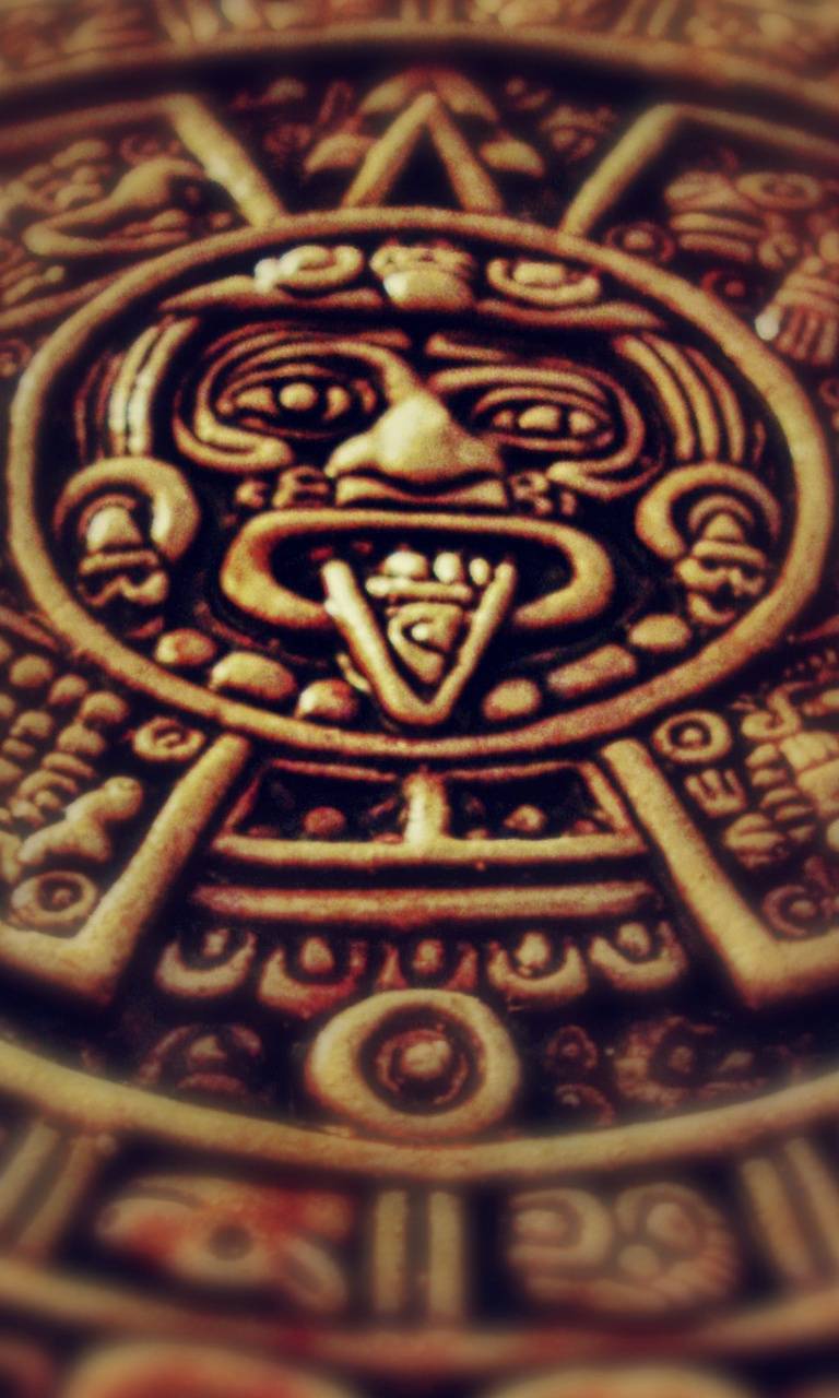 Calendario maya inciso pietra, 768x1280 Full HD Verticale, Smartphone