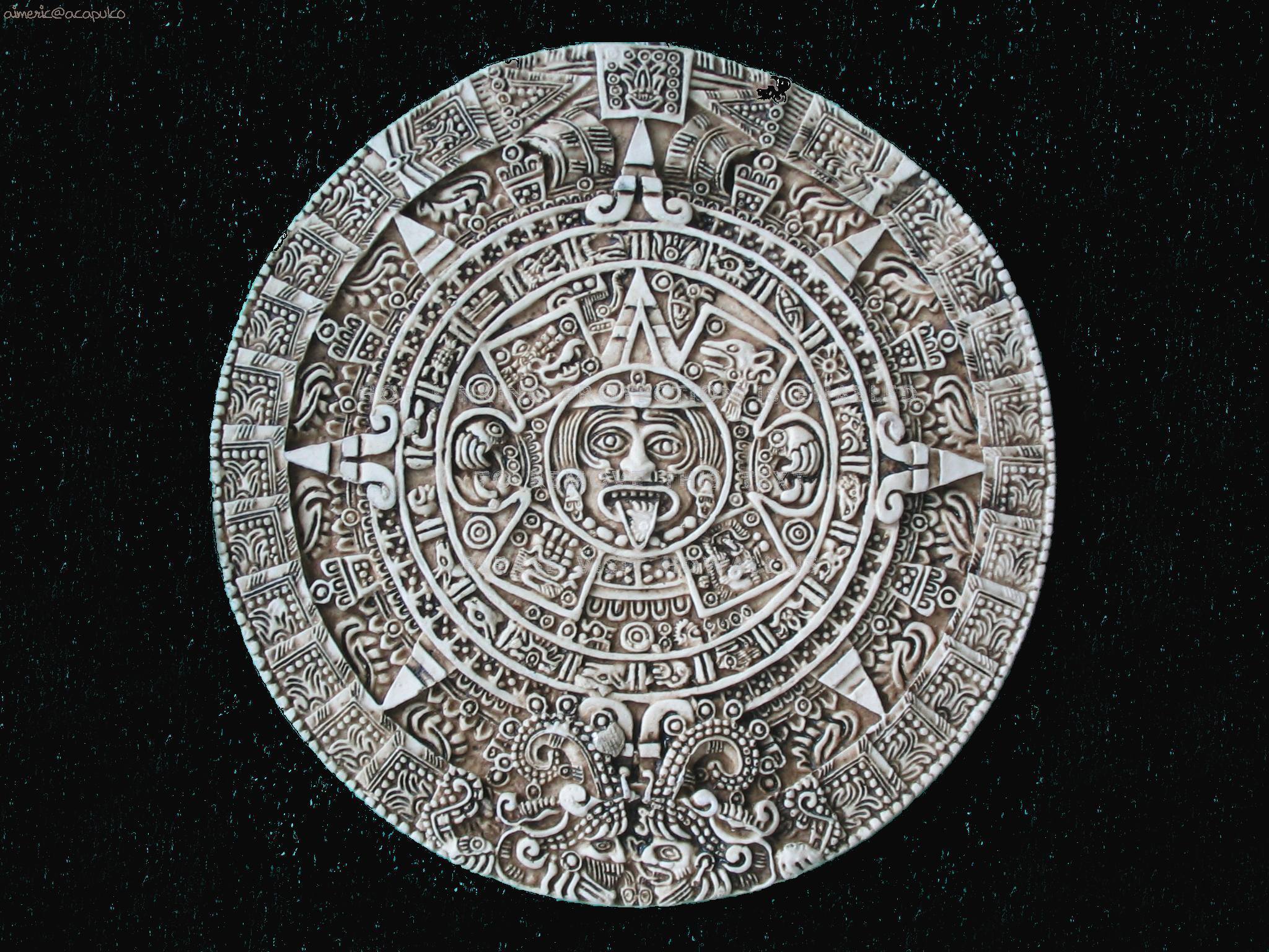 Calendario maya in pietra, 2048x1536 Hi-Res, Desktop