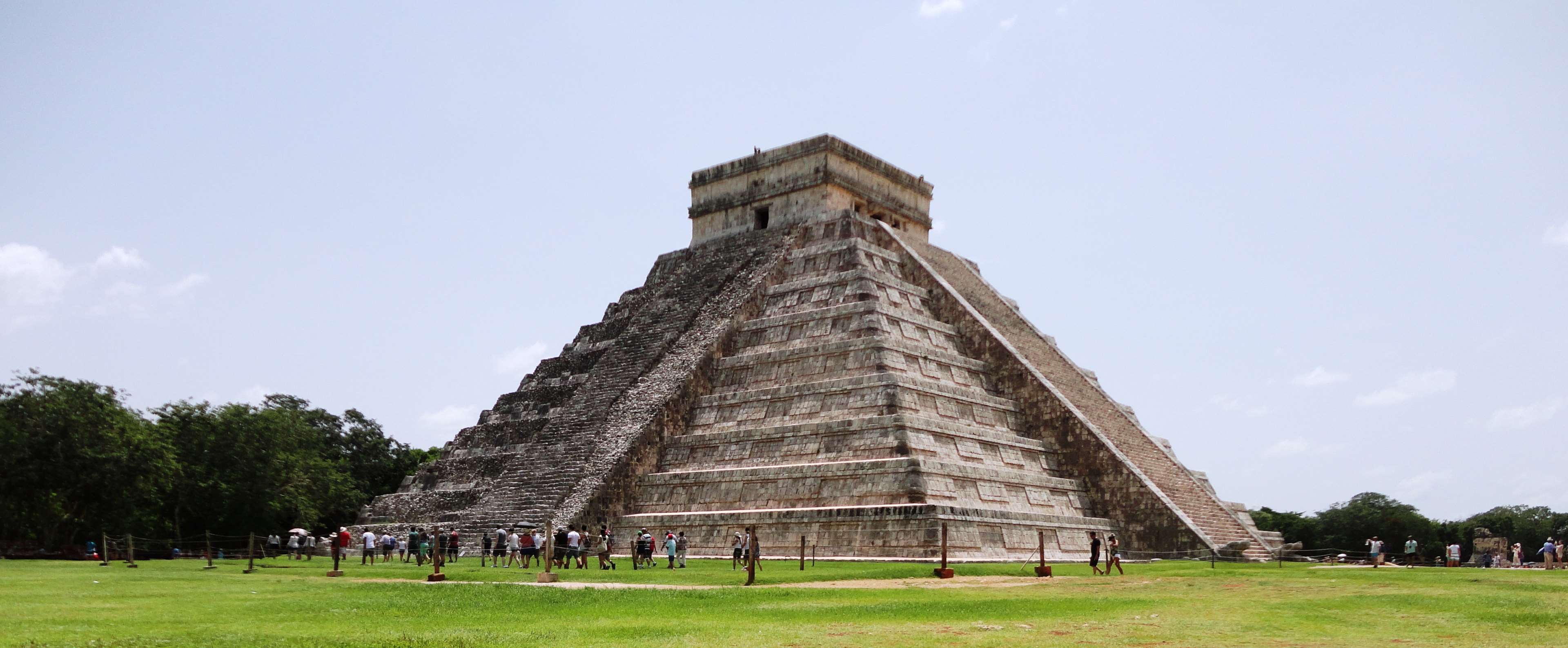 Piramide di Chichen Itza, 3840x1587 Ultrawide, Dual Monitor