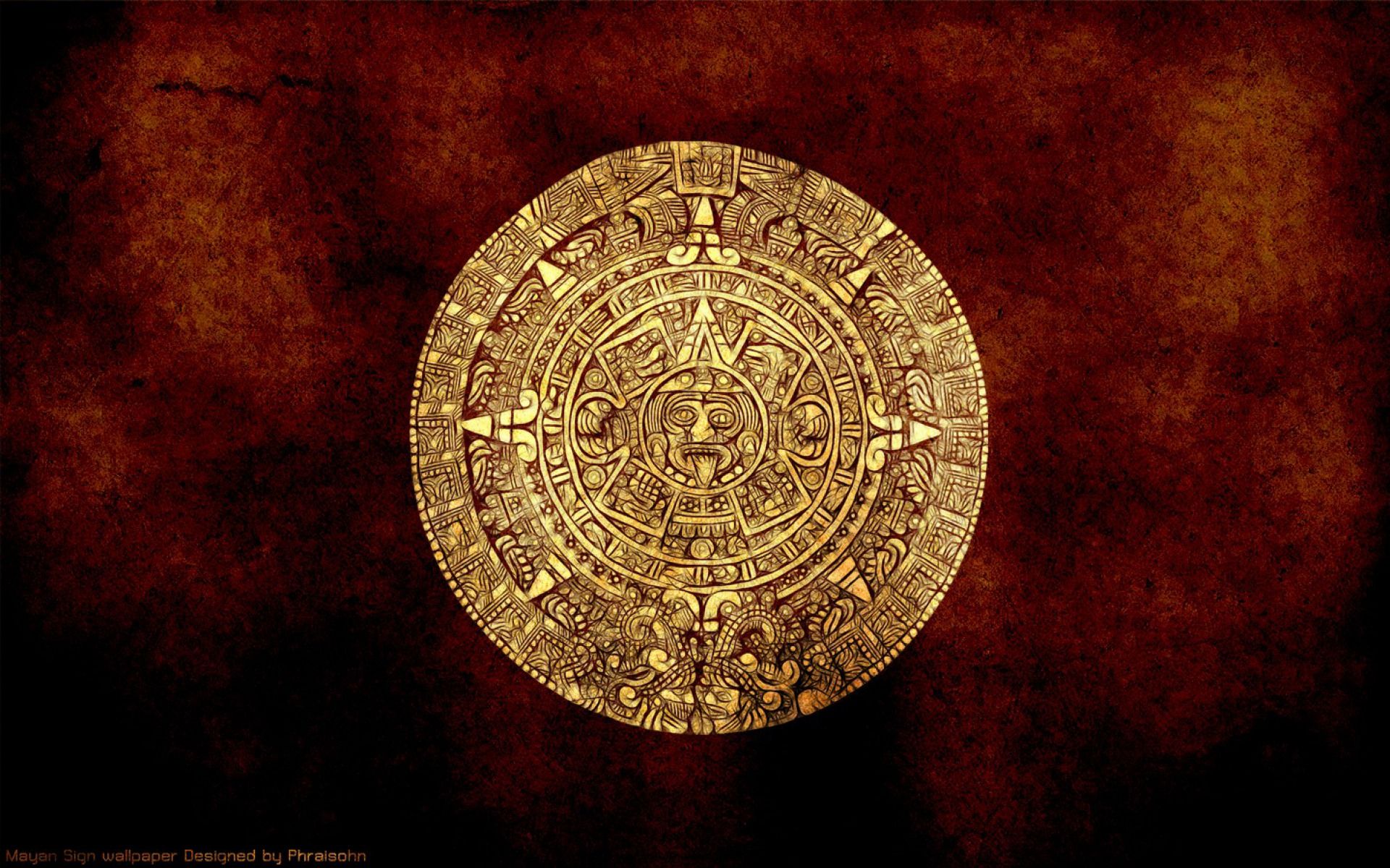 Calendario azteco dorato, 1920x1200 Full HD+, Laptop