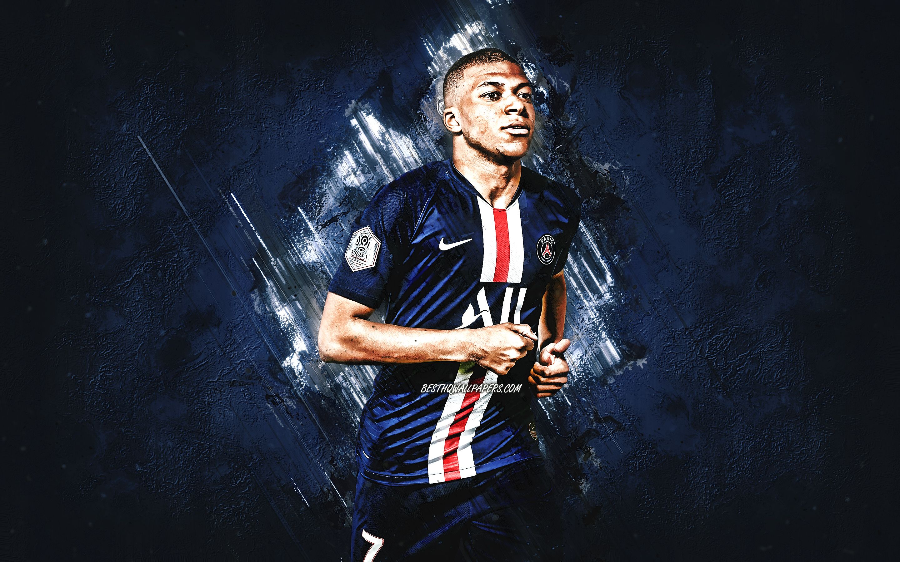 Kylian Mbappé PSG ritratto, 2880x1800 2K, PC