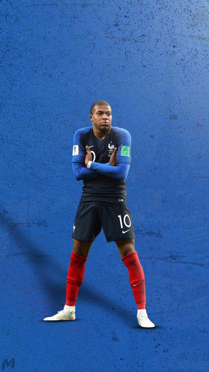 Mbappé Francia maglia blu, 675x1200 Verticale, Android