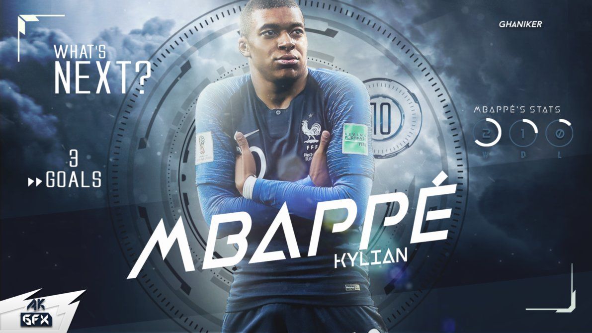 Kylian Mbappé Francia calcio, 1191x670 HD, iMac