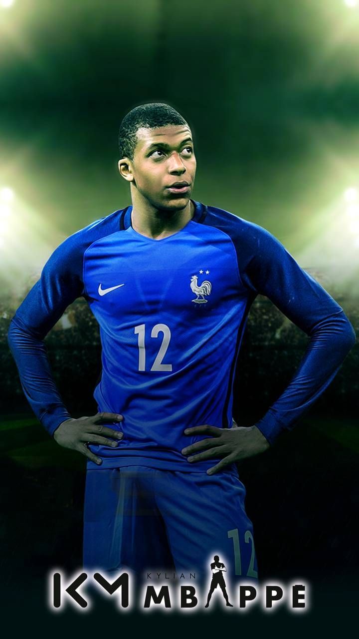 Mbappé maglia Francia numero 12, 720x1280 Full HD Verticale, iPhone