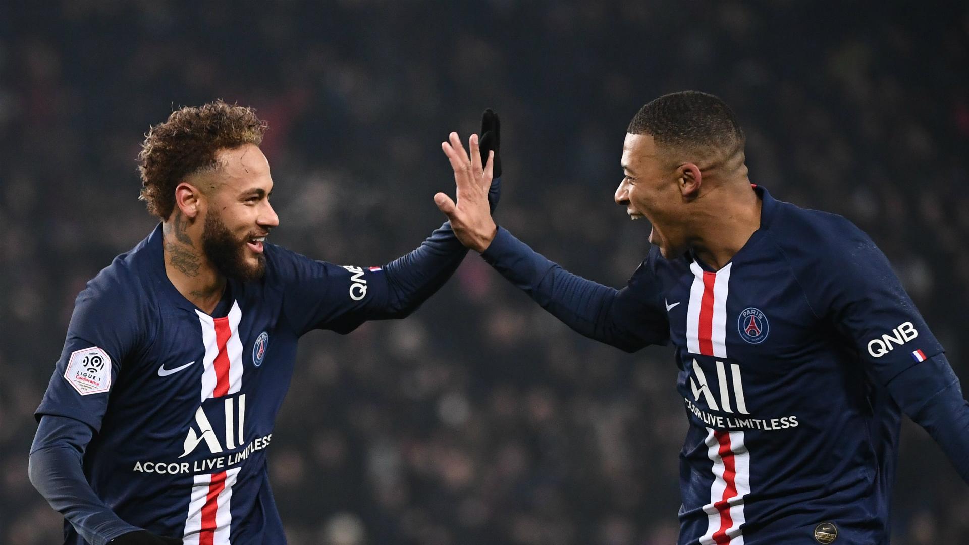 Neymar e Mbappé PSG esultano, 1920x1080 1080p, Laptop