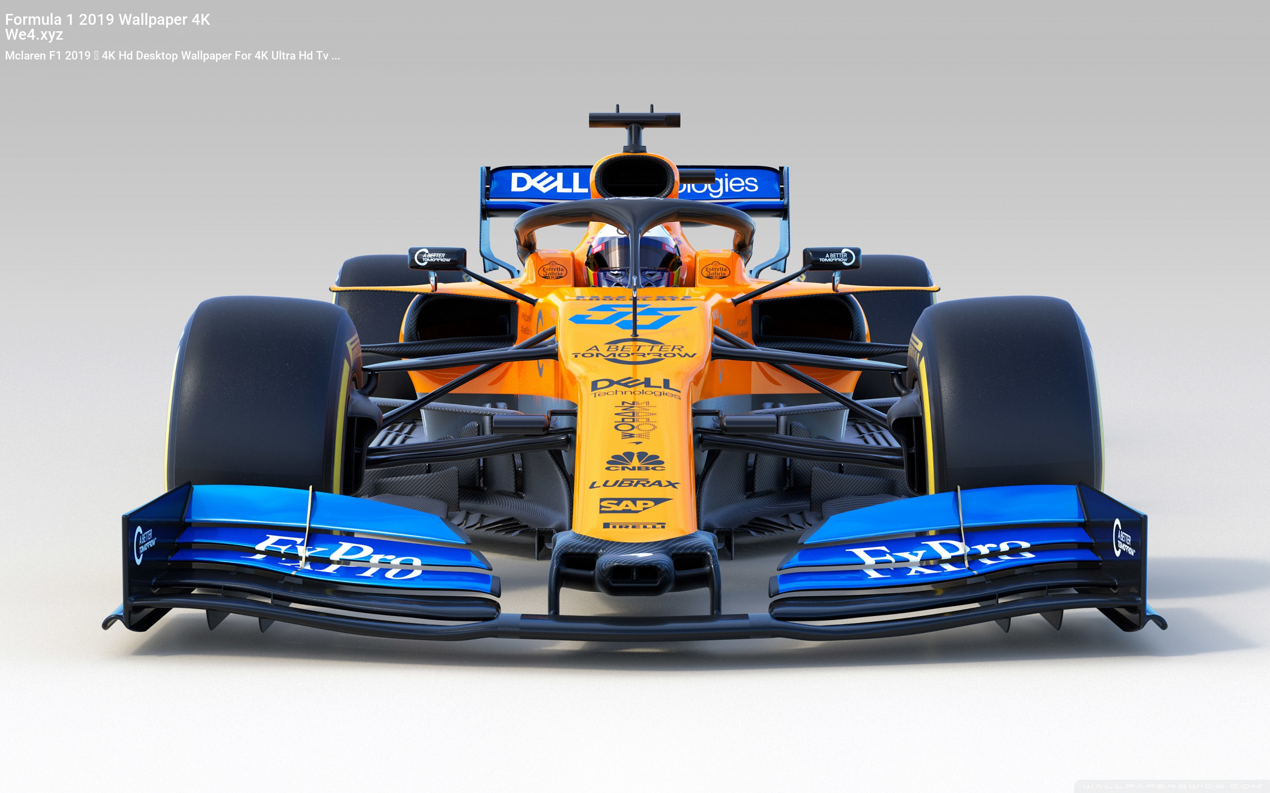 Monoposto F1 McLaren arancione blu, 2560x1600 WQXGA, MacBook Pro