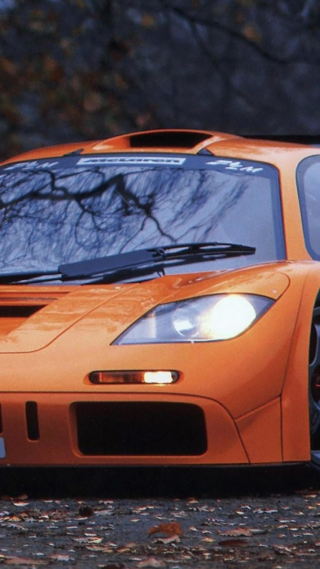 McLaren F1 arancione, 1080x1920 Full HD Verticale, Smartphone