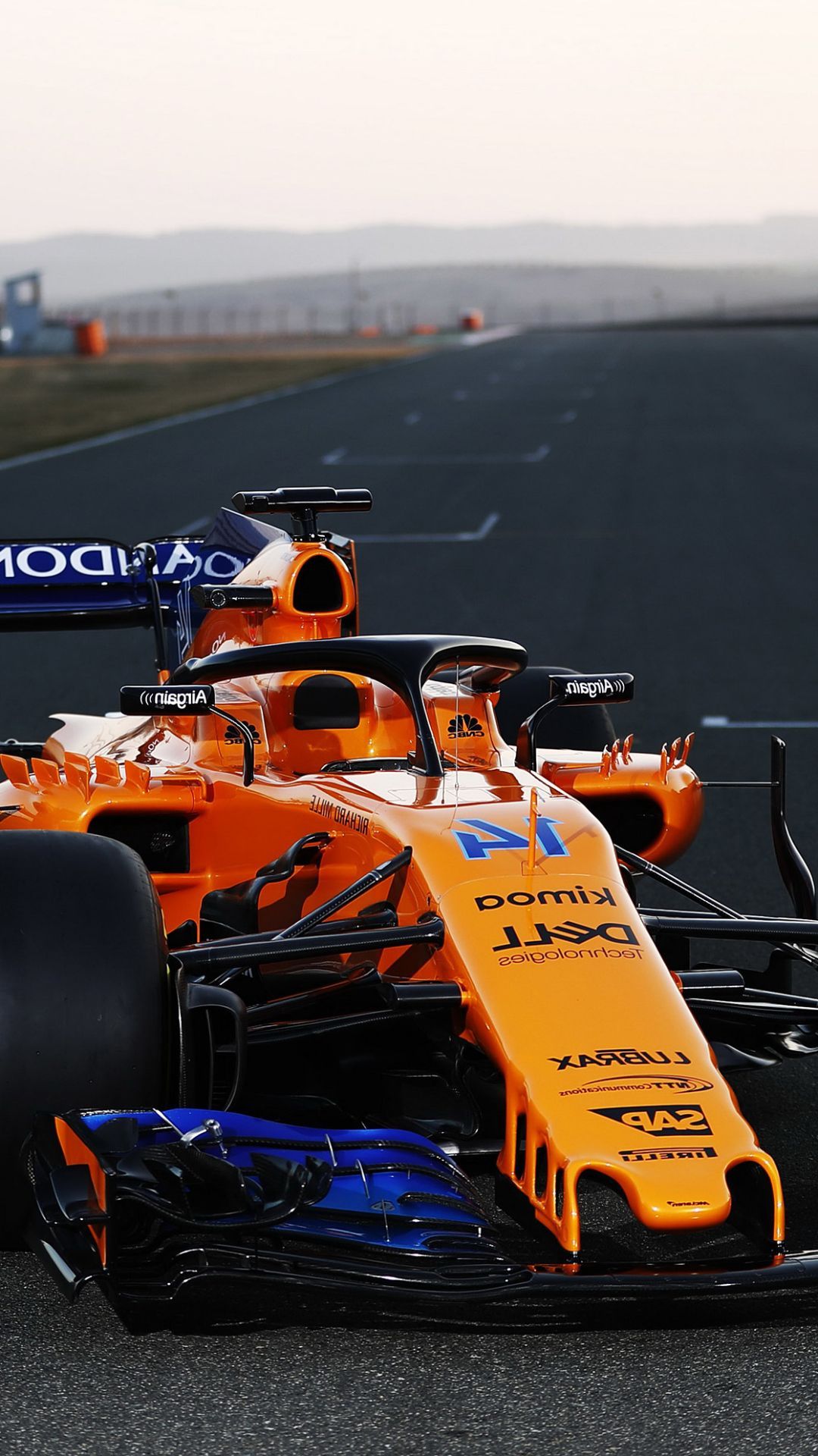 Monoposto McLaren F1 arancione, 1080x1920 Verticale, Samsung Galaxy