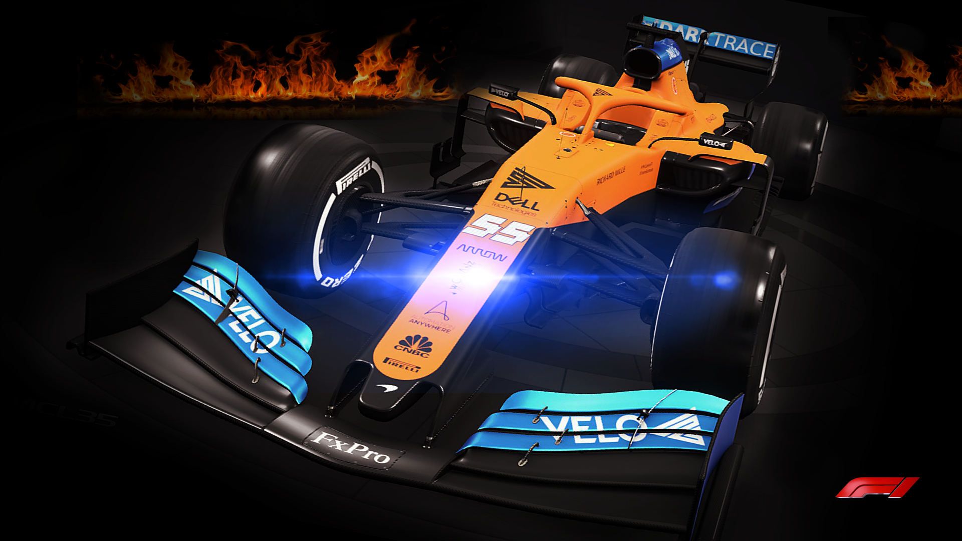 McLaren F1 monoposto arancione, 1920x1080 1080p, Desktop