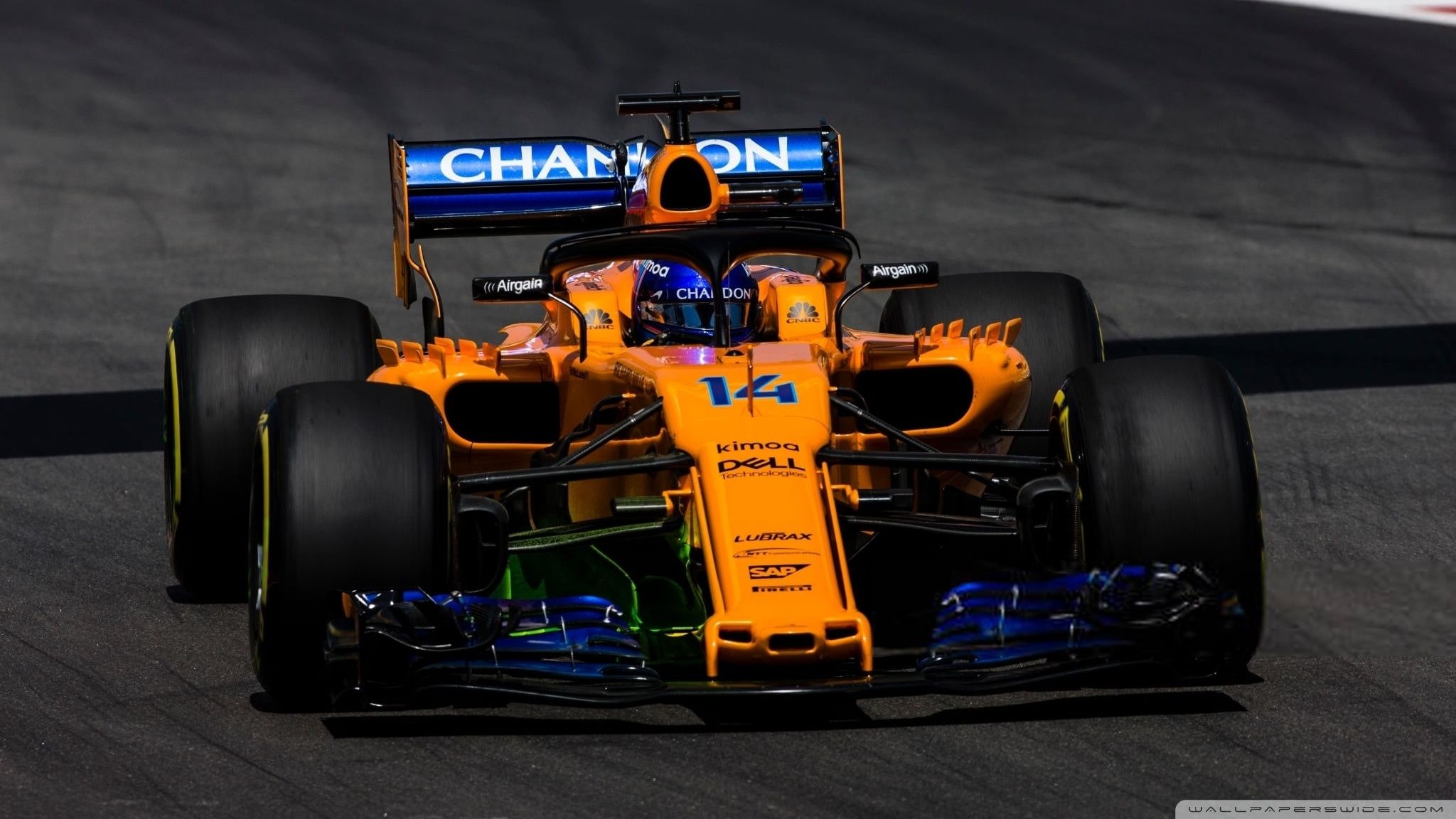 Auto F1 McLaren arancione, 2048x1152 Hi-Res, iMac