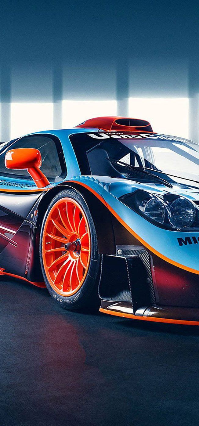 Auto da corsa McLaren F1, 652x1396 Verticale, Mobile