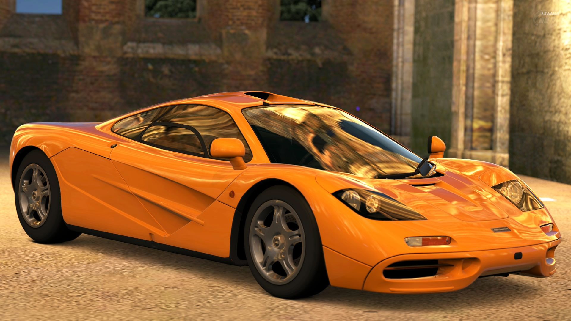 McLaren F1 arancione, 1920x1080 1080p, Desktop