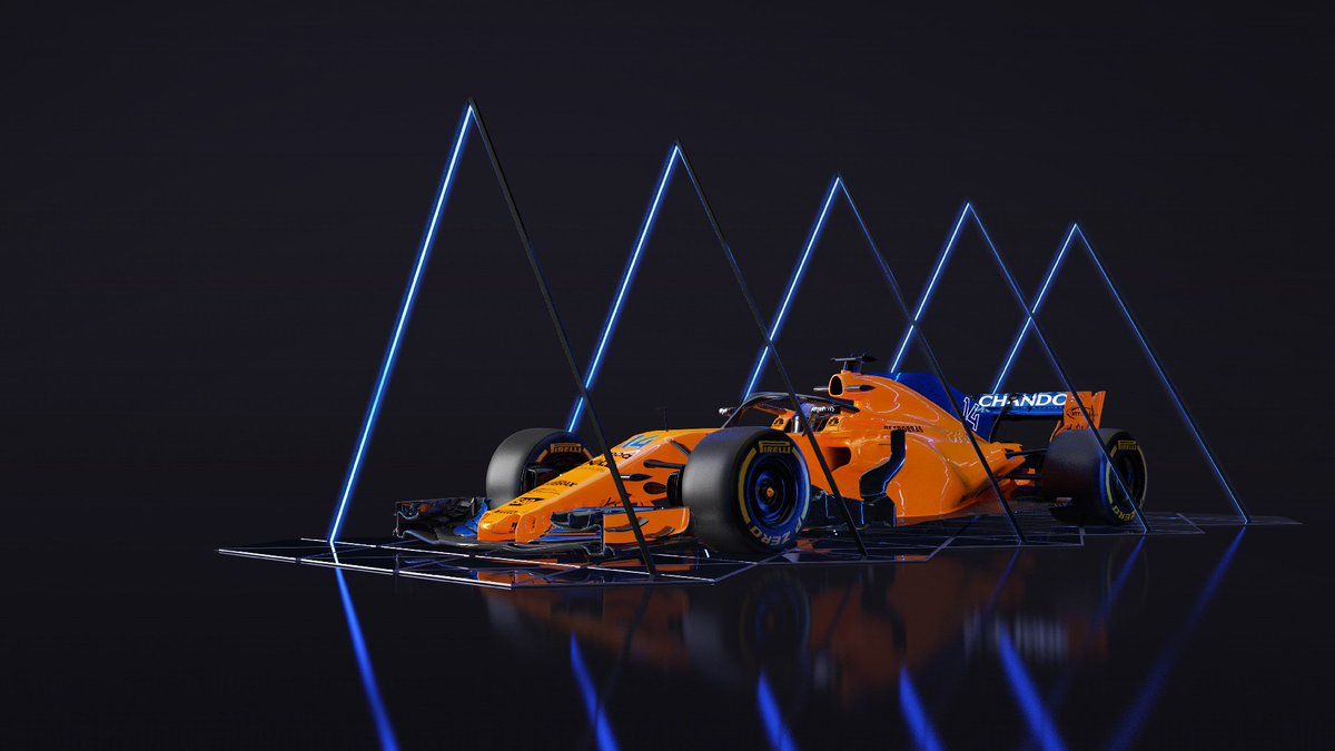 Monoposto McLaren F1 arancione, 1200x675 HD, PC Desktop
