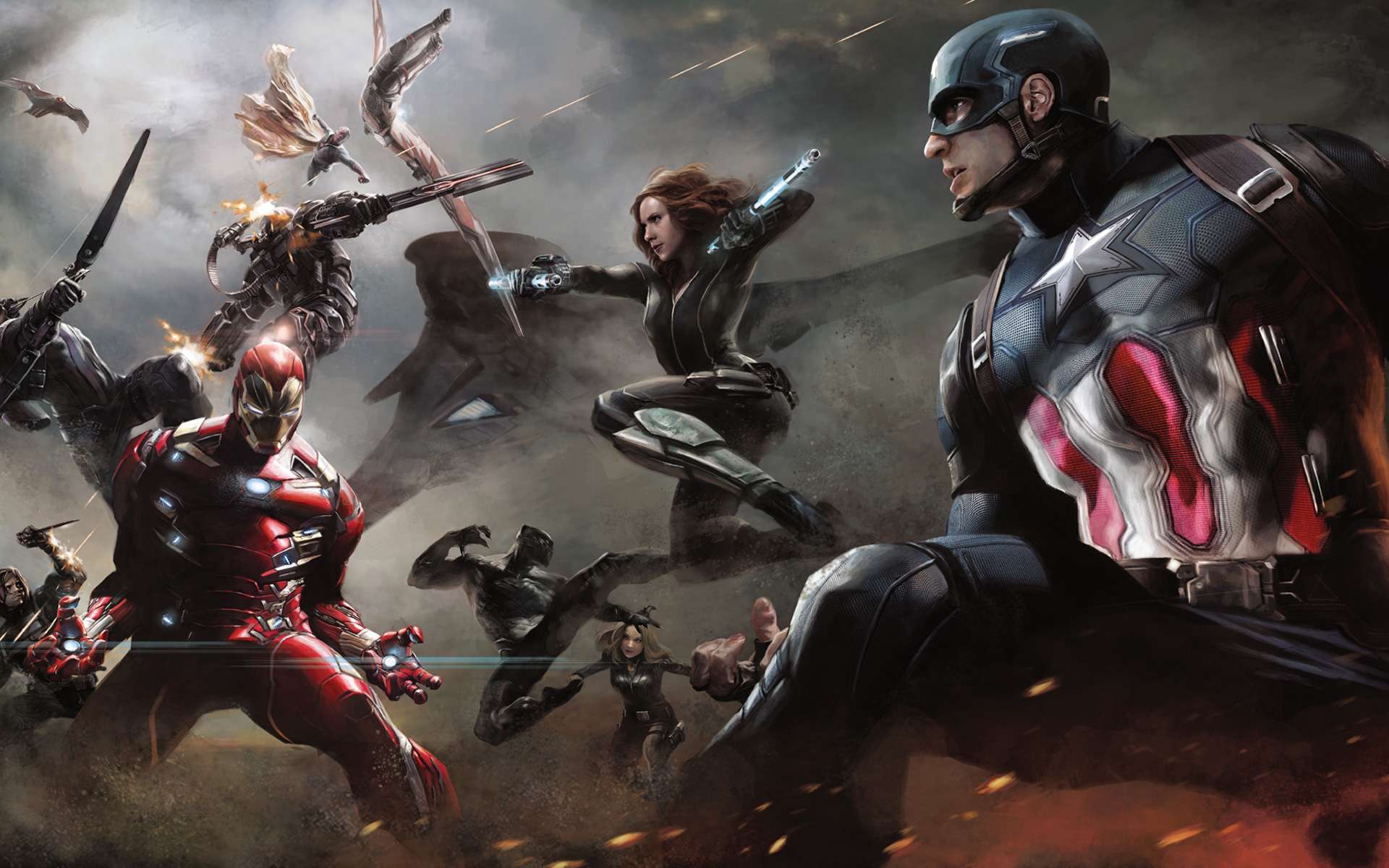 Avengers gruppo battaglia MCU, 1920x1200 WUXGA, PC