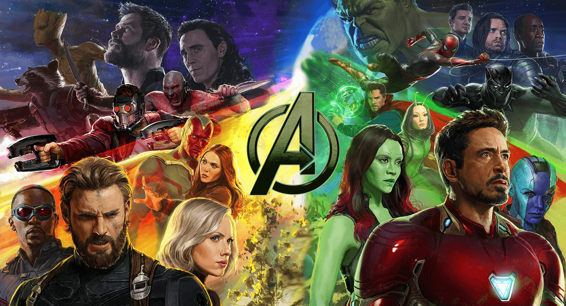 Avengers personaggi Marvel collage, 1920x1039 Full HD 1080p, Desktop