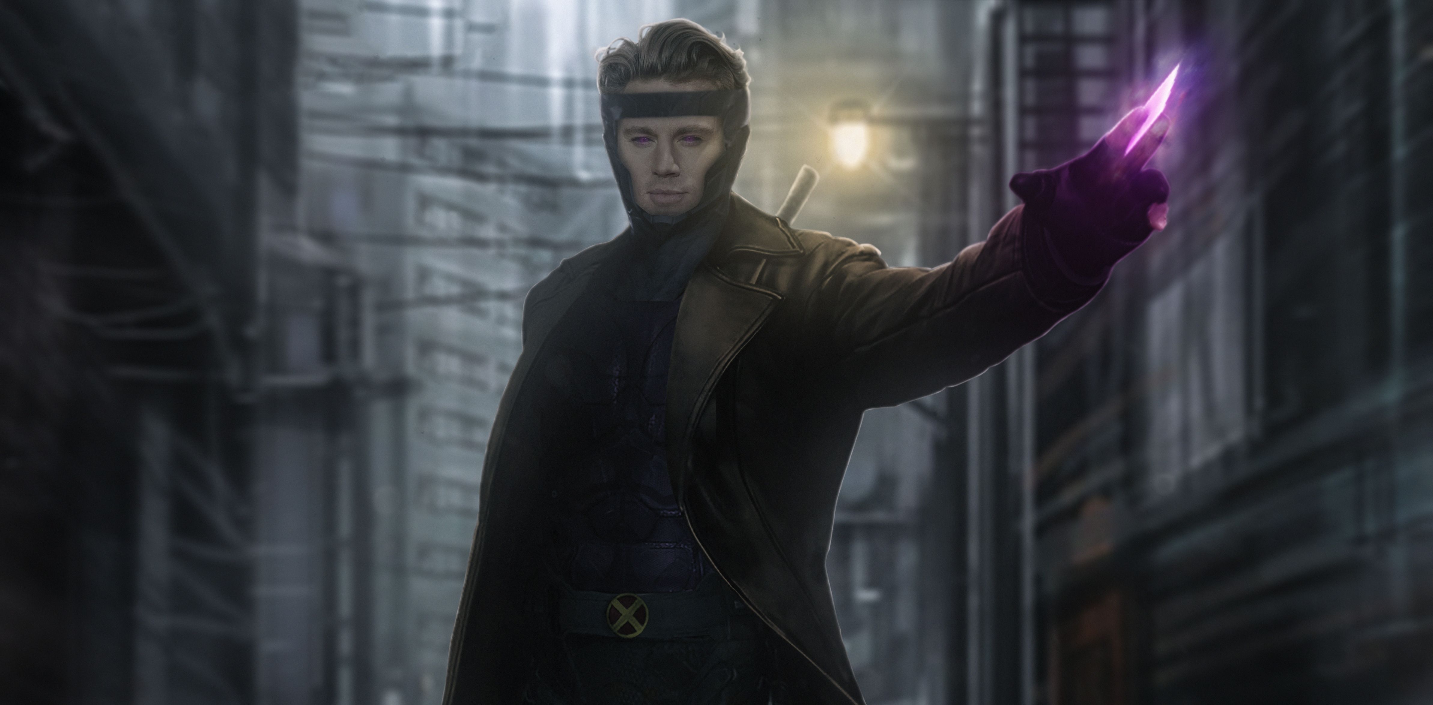 Gambit carta energia viola, 4772x2349 Ultra HD, PC