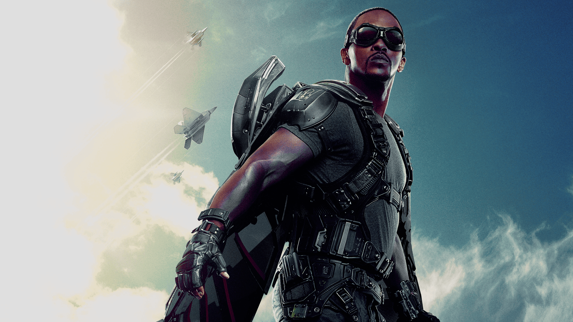 Falcon Marvel personaggio in volo, 1920x1080 Full HD 1080p, PC Desktop