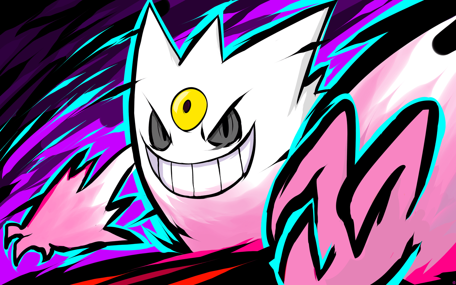 Mega Gengar Pokémon, 1600x1000 HD, Desktop