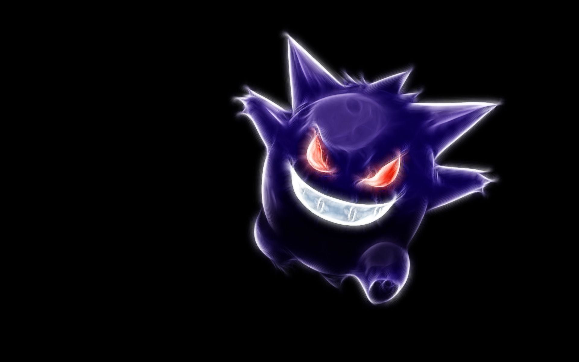 Gengar Pokemon sfondo nero, 1920x1200 Full HD+, iMac