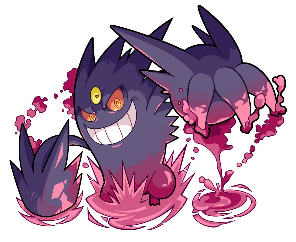 Mega Gengar Pokémon, 1012x828 HD, PC Desktop