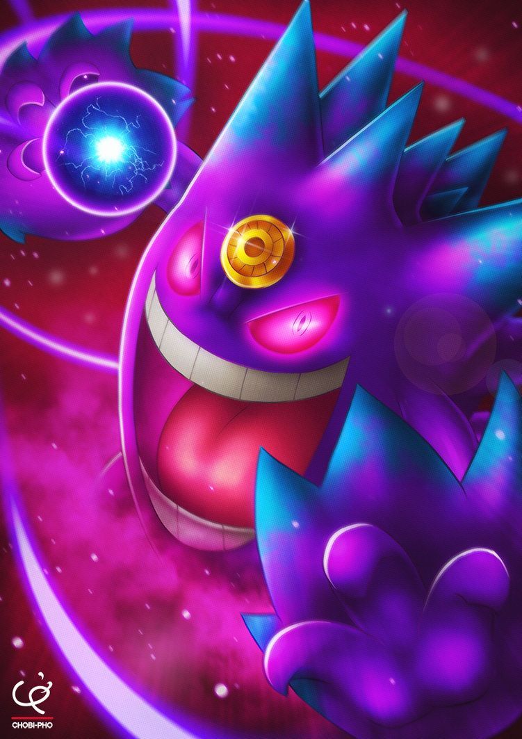 Mega Gengar Pokémon, 751x1063 Verticale, Telefono