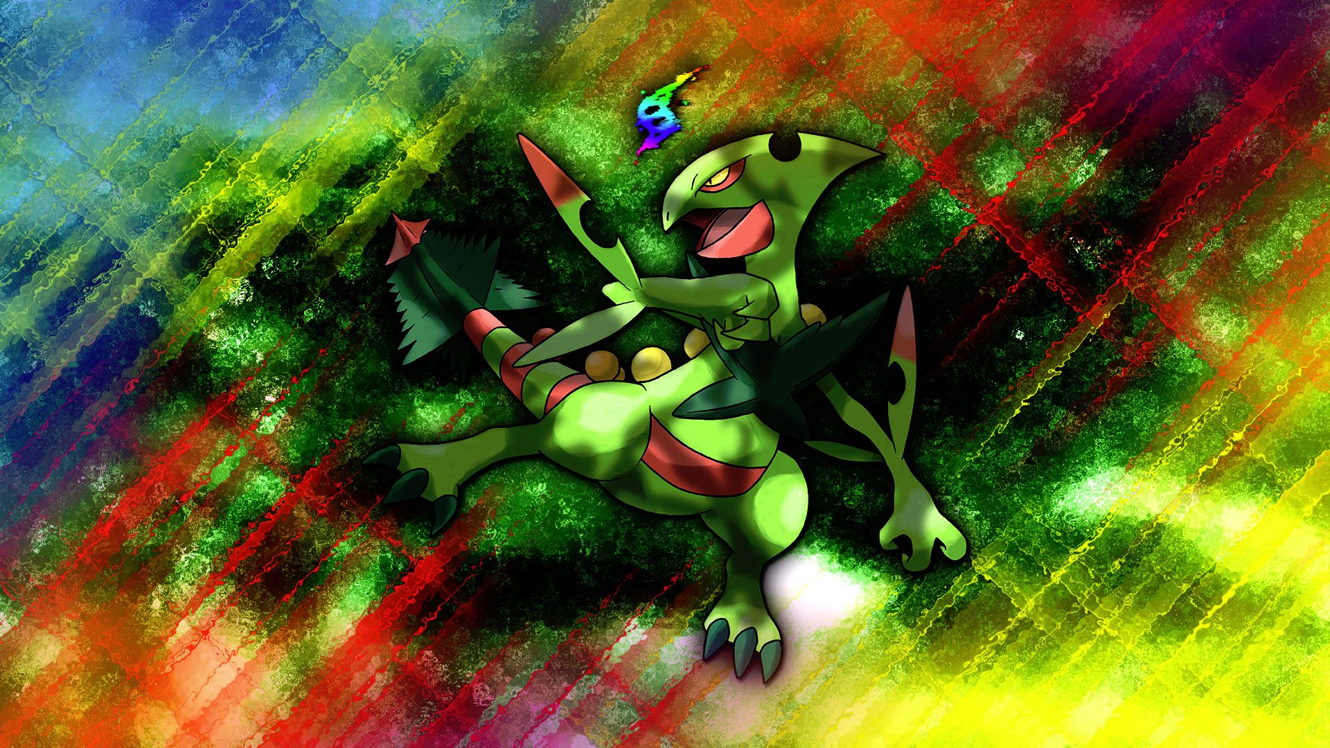 Mega Sceptile Pokémon verde, 1920x1080 Full HD, PC