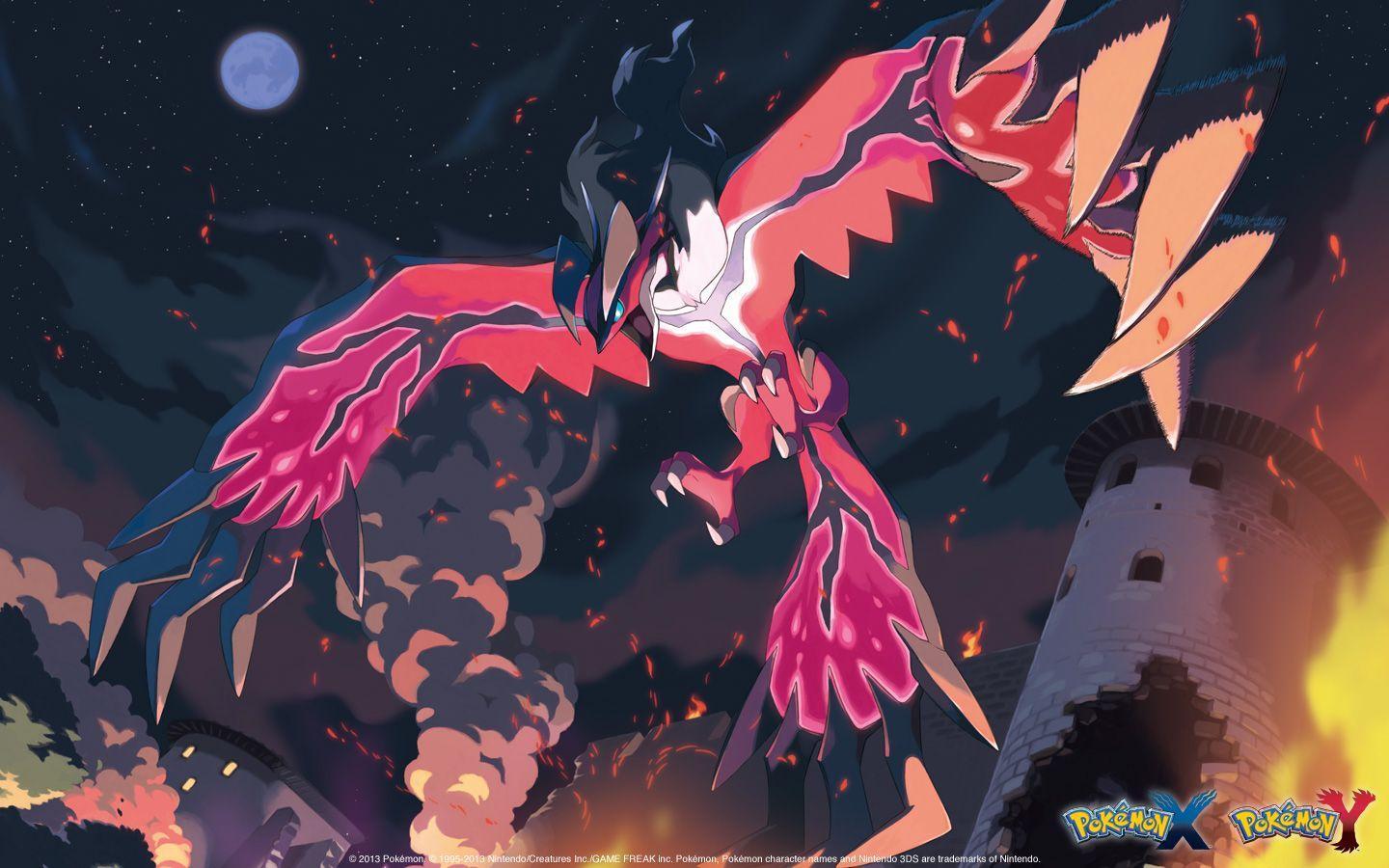 Yveltal Pokémon rosso e nero, 1440x900 720p, MacBook Air
