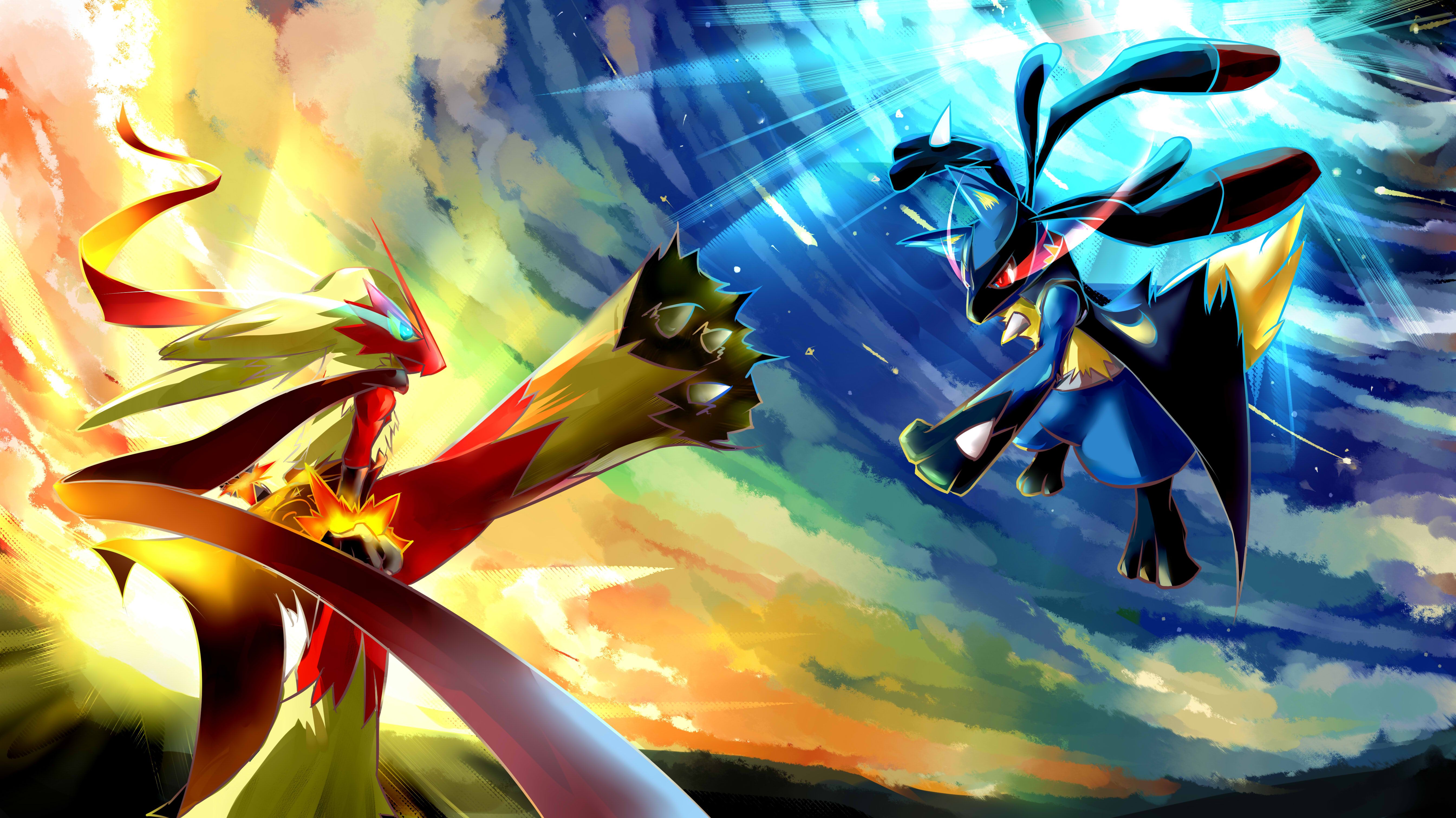 Zygarde e Lucario Pokémon, 5377x3023 Ultra HD, 4K TV
