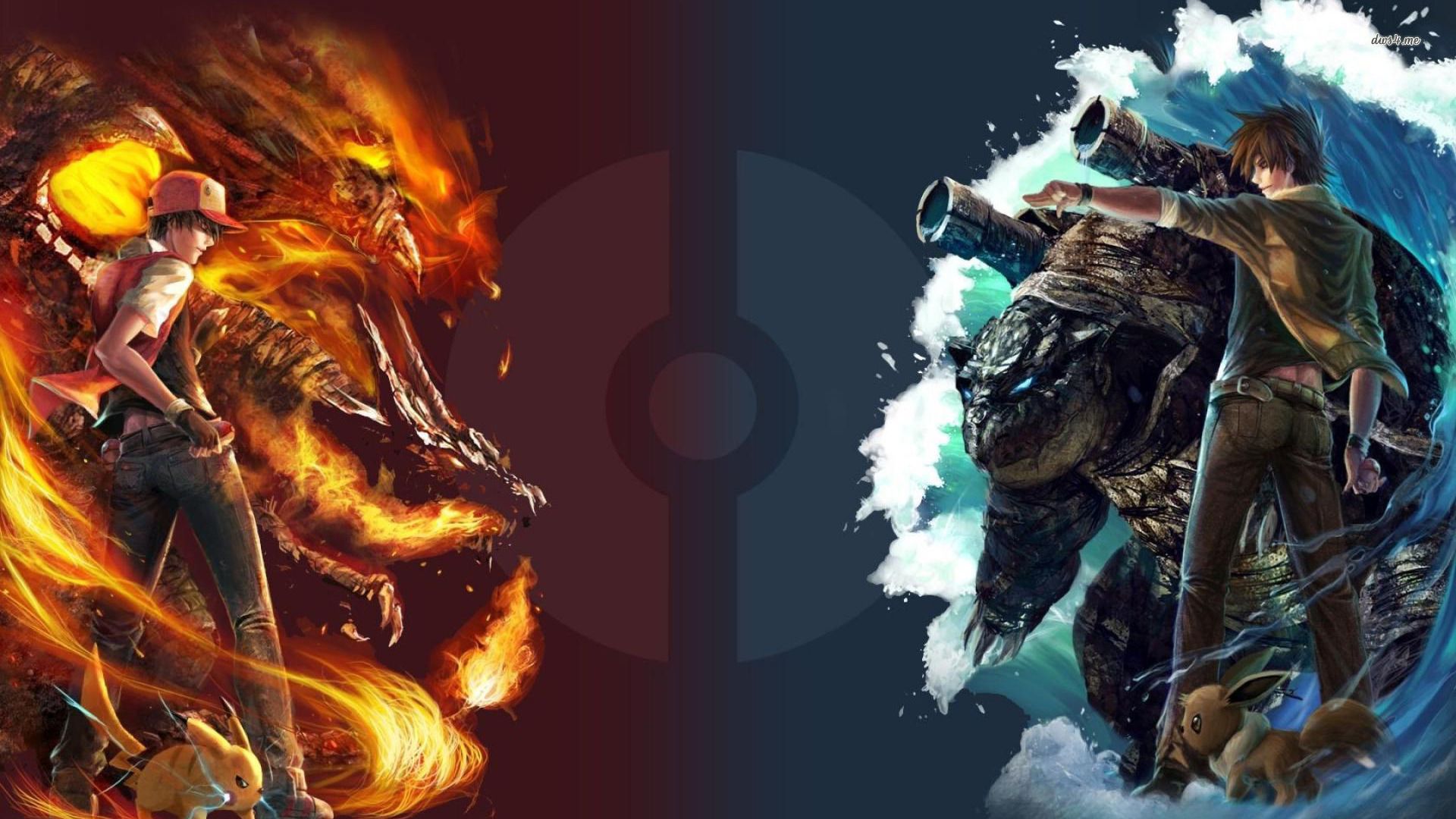 Mega Charizard e Mega Blastoise Pokémon, 1920x1080 1080p, Desktop