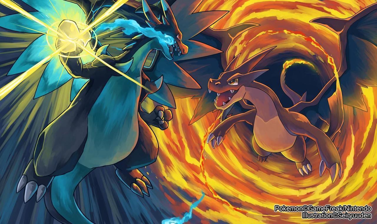 Mega Charizard X e Y, 1280x761 HD, Desktop