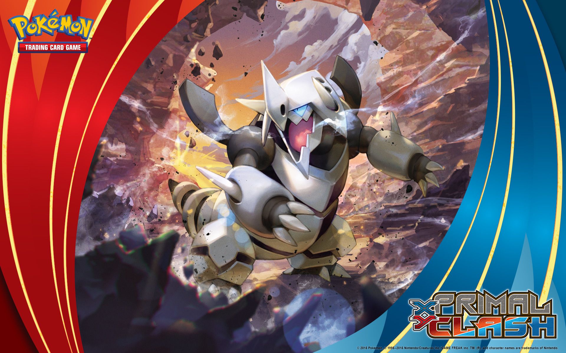 Aggron Pokémon Trading Card, 1920x1200 WUXGA, Desktop
