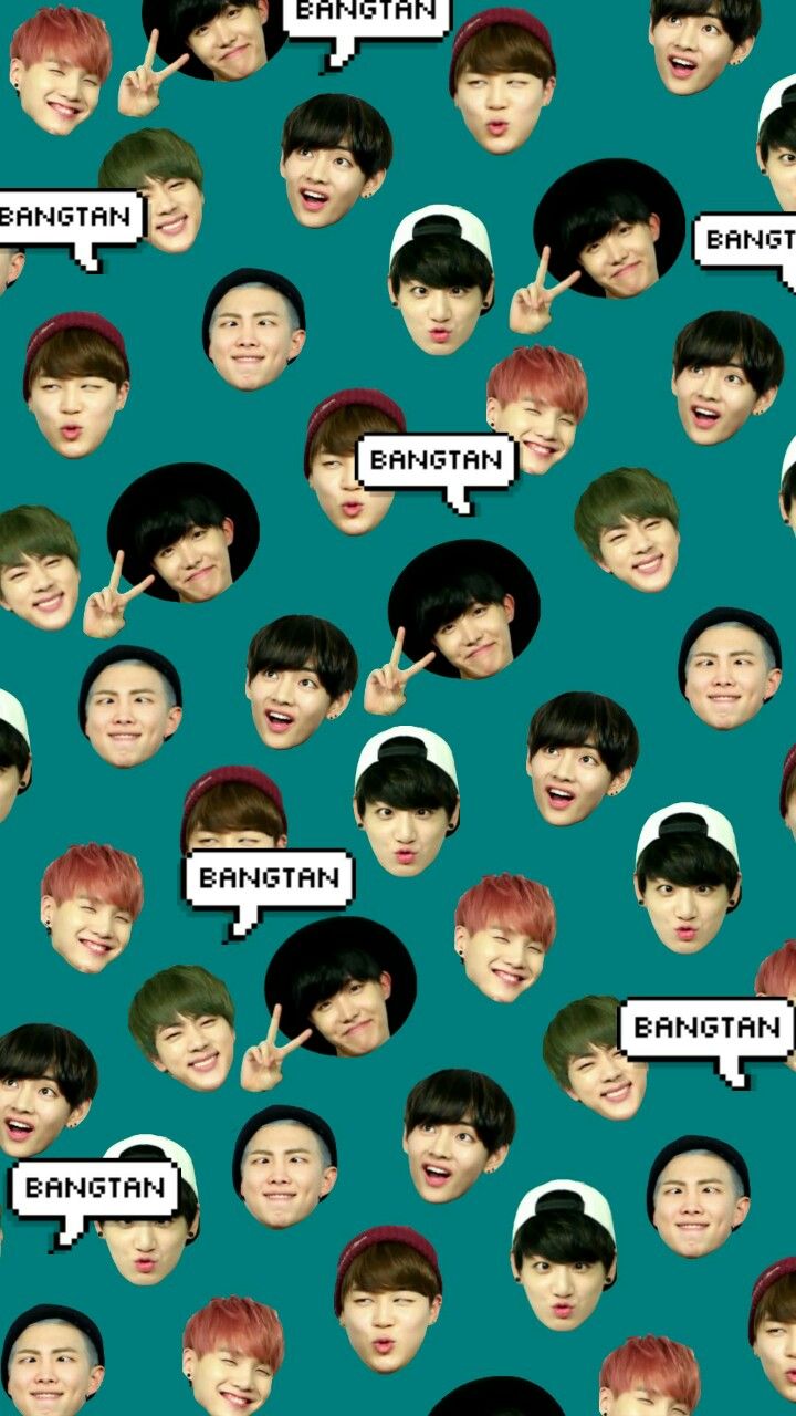 Meme facce BTS Bangtan, 720x1280 Full HD Verticale, Smartphone