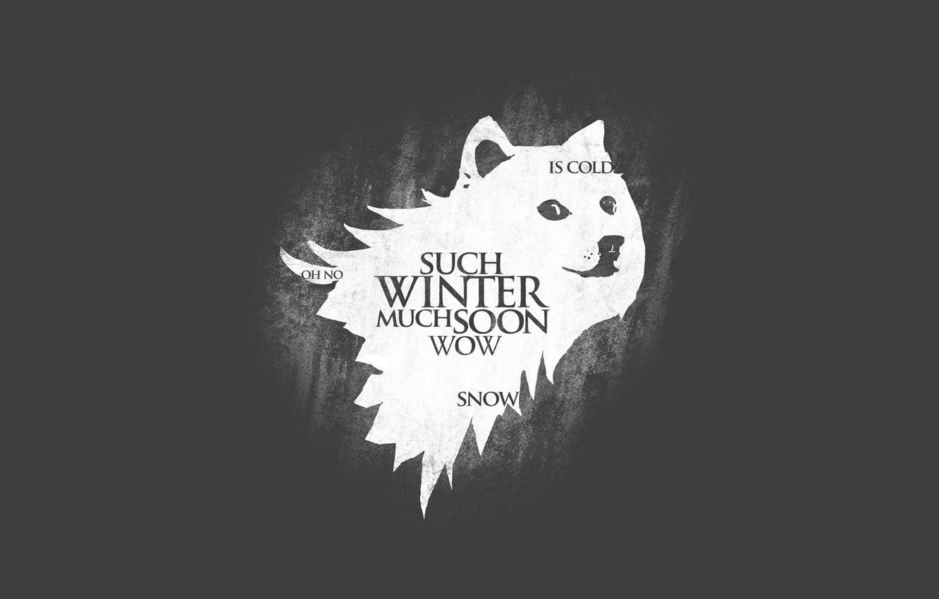 Doge stile Stark Game of Thrones, 1332x850 HD, Desktop