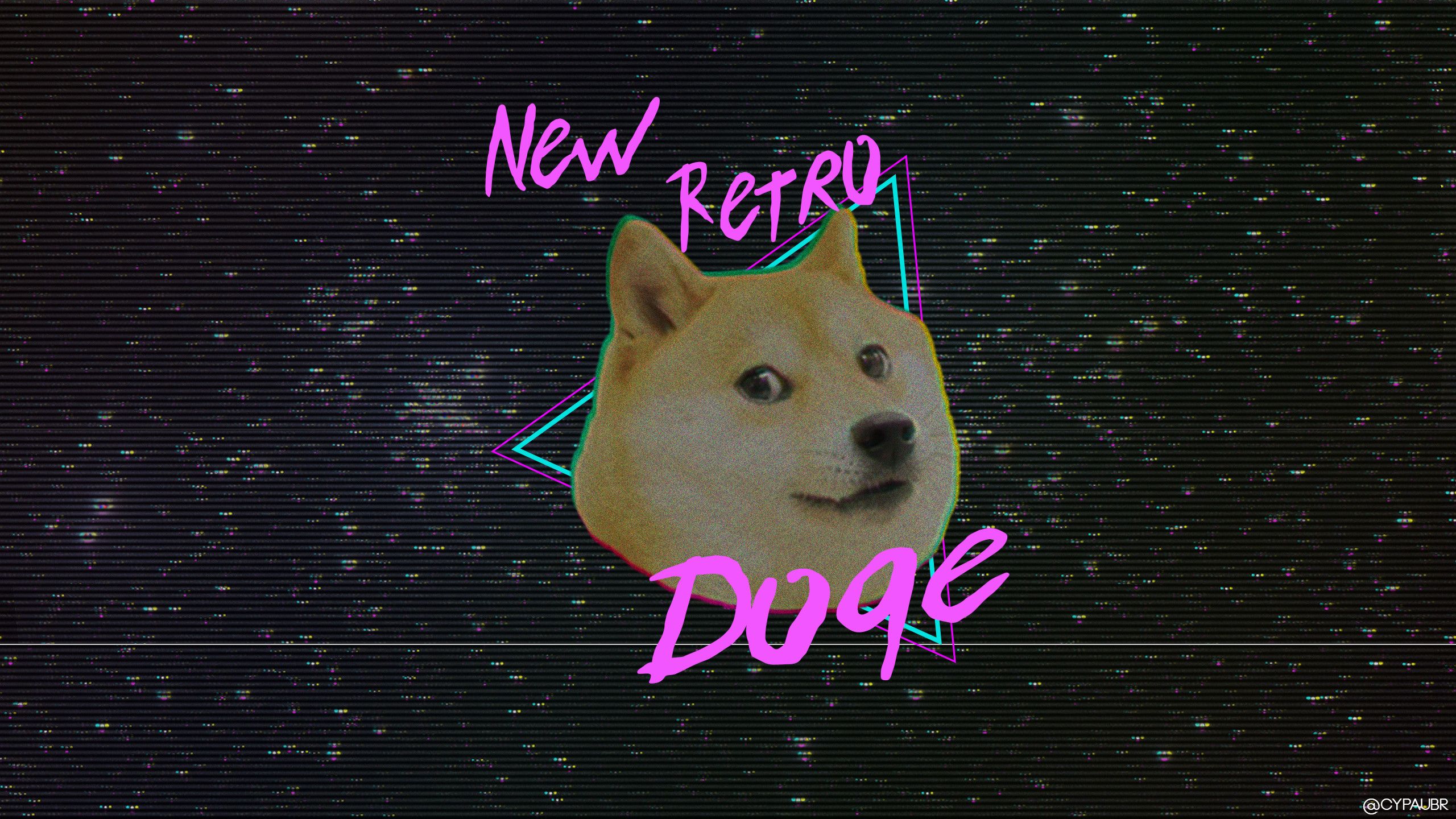 Doge cane su sfondo spaziale, 1920x1080 Full HD 1080p, PC