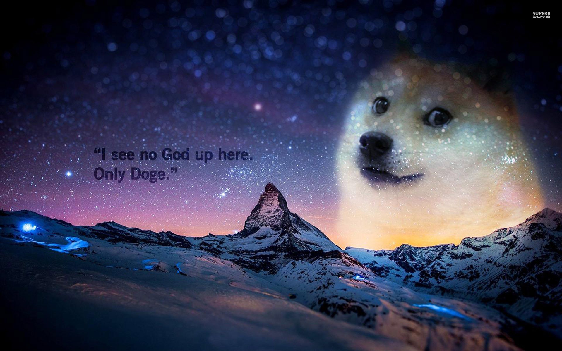 Doge cane cielo stellato, 1920x1200 Full HD+ WUXGA, Laptop