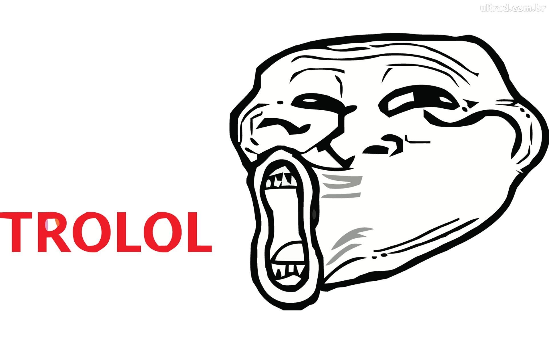 Trollface meme con testo TROLOL, 1920x1200 WUXGA, PC