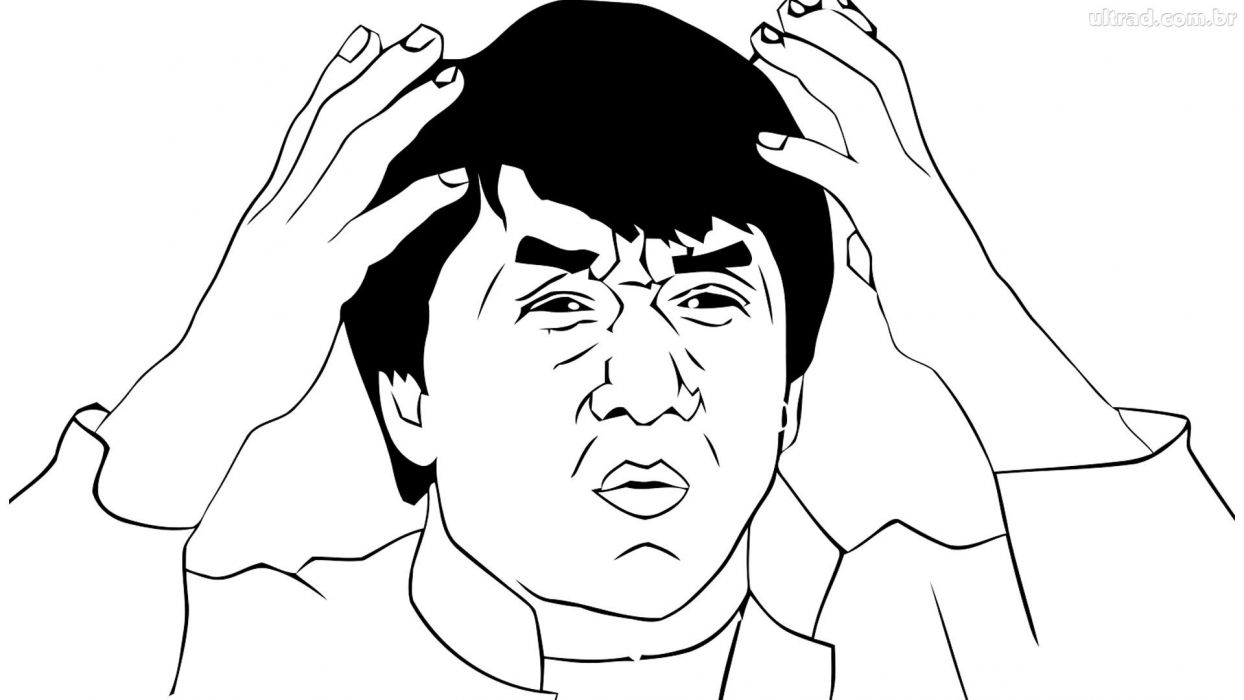 Faccia meme Jackie Chan confuso, 1244x700 HD, Desktop