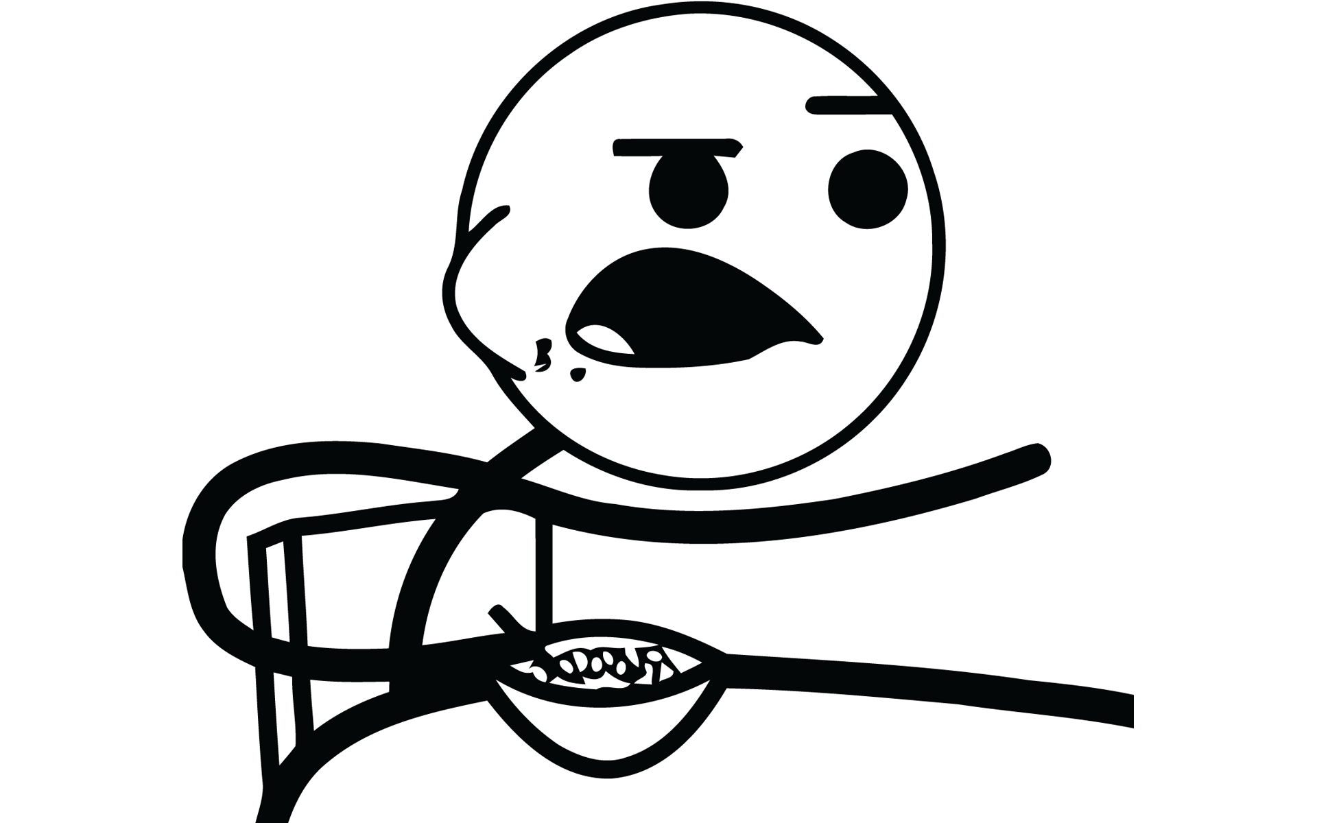 Cereal Guy meme faccia, 1920x1200 Full HD+, Desktop