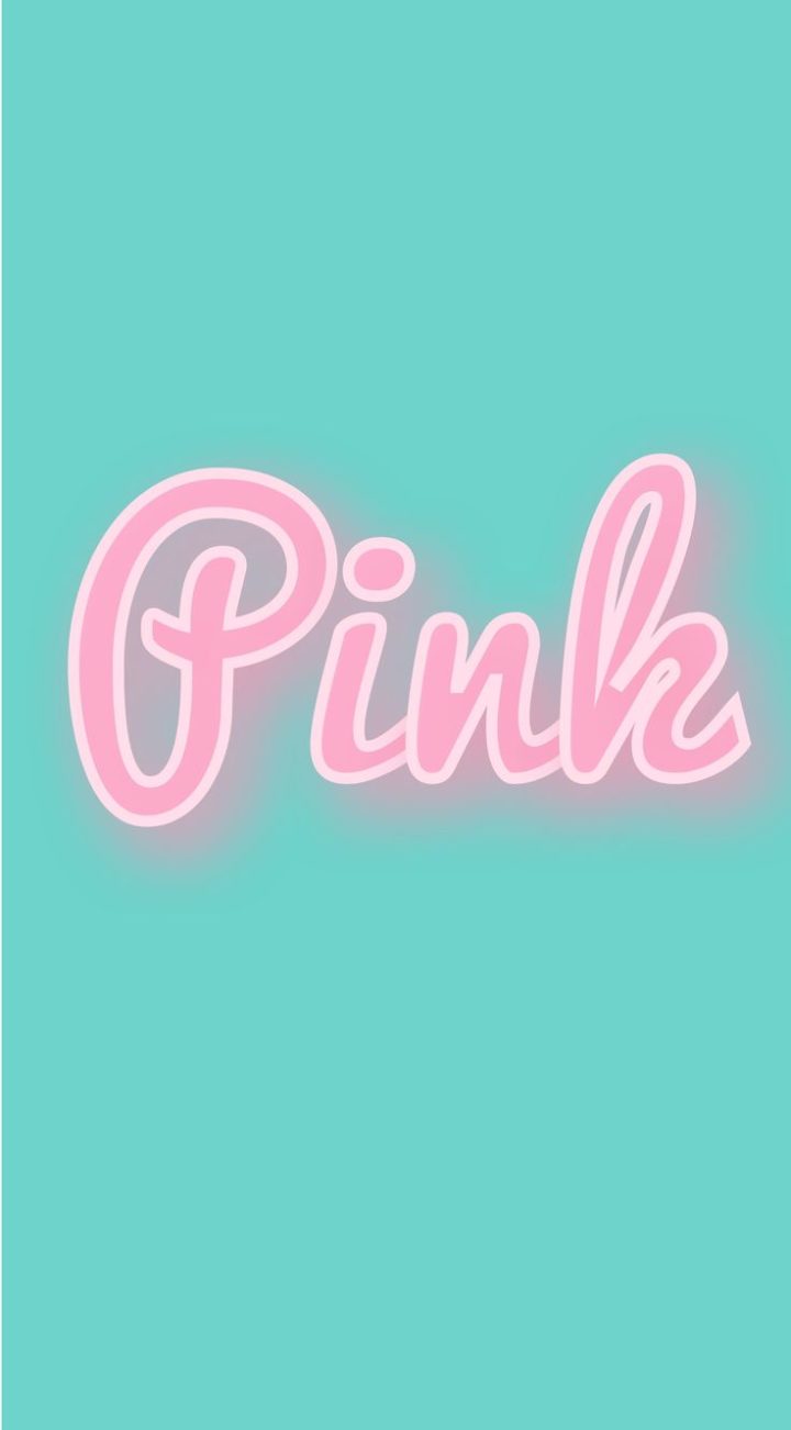 Scritta Pink neon menta, 720x1302 Full HD Verticale, iPhone