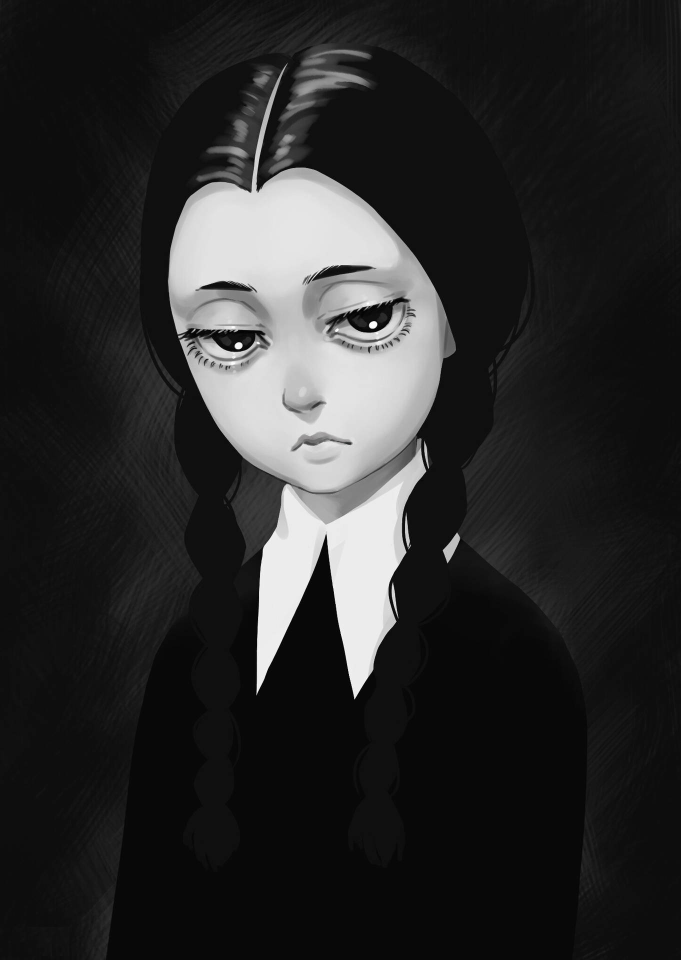 Mercoledì Addams ritratto, 1362x1920 Verticale, Mobile