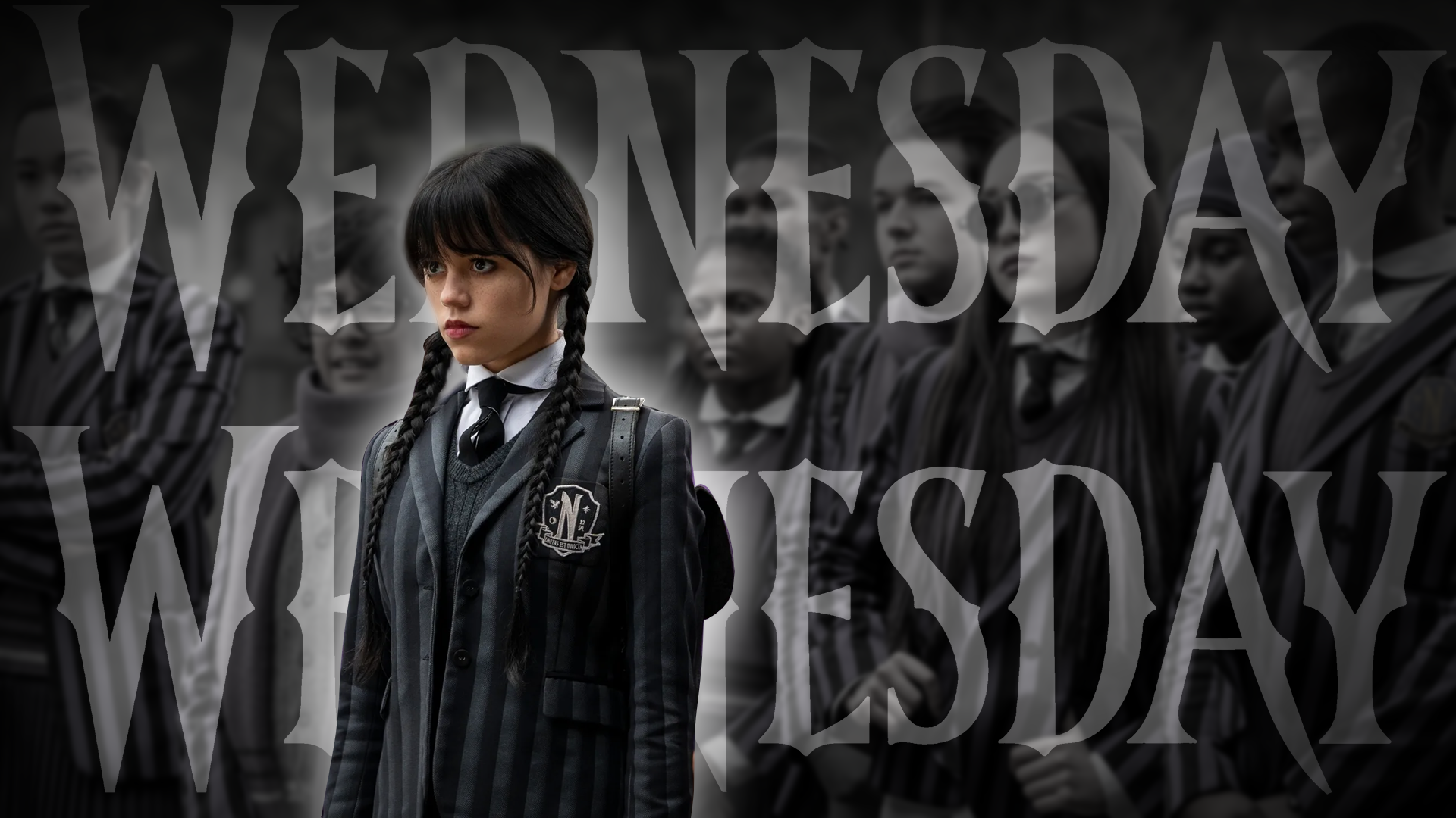 Mercoledì Addams uniforme scolastica, 1920x1080 Full HD, Laptop