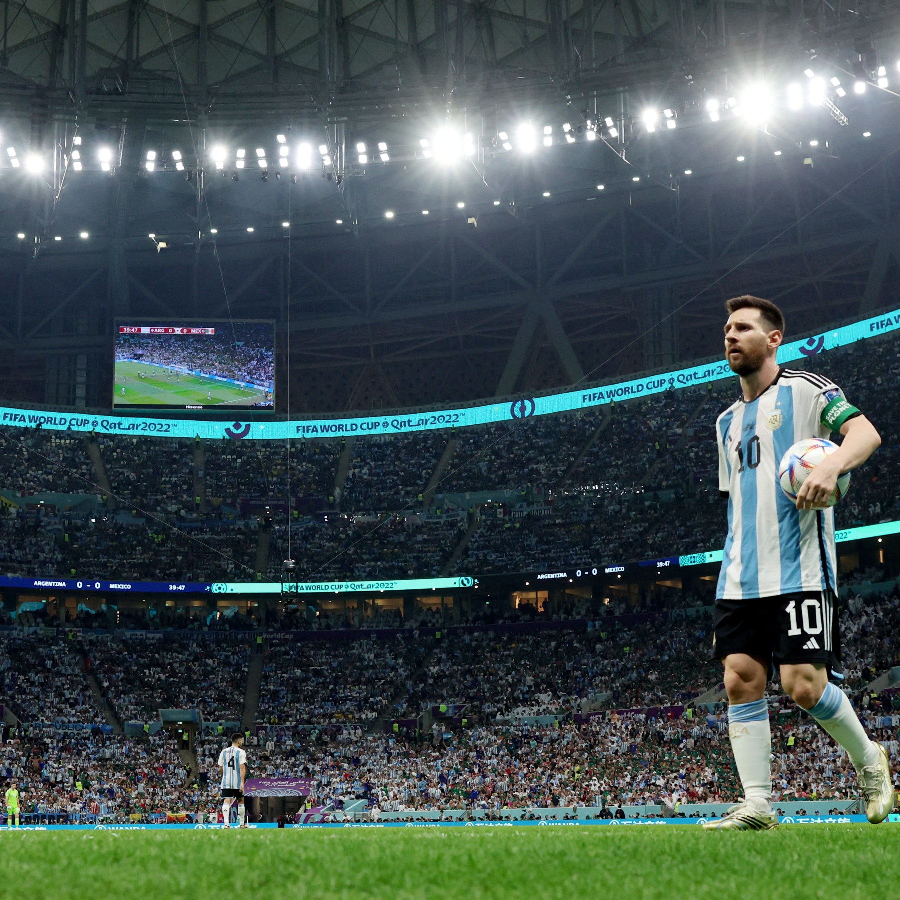 Messi stadio Coppa del Mondo, 1800x1800 HD Ready, PC