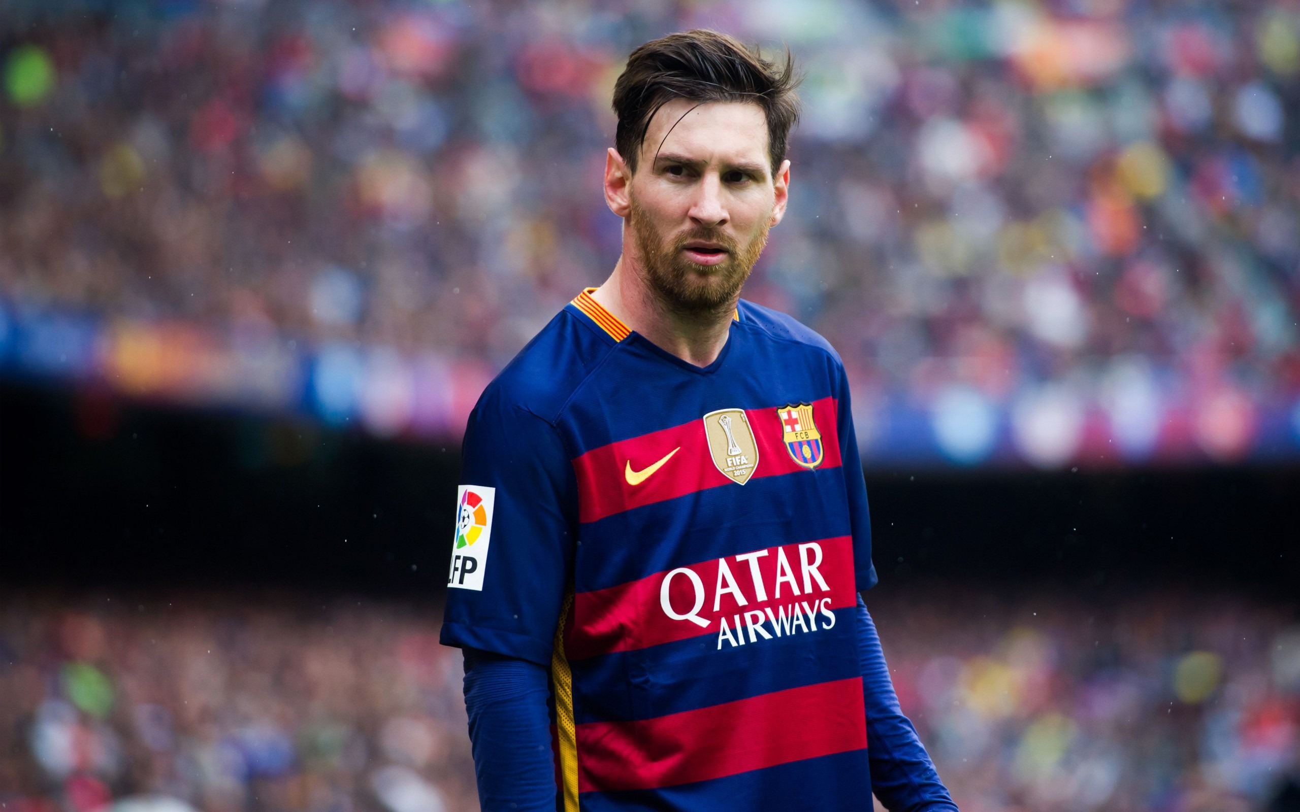 Lionel Messi Barcellona maglia, FC Barcelona, 2560x1600 WQXGA, Desktop