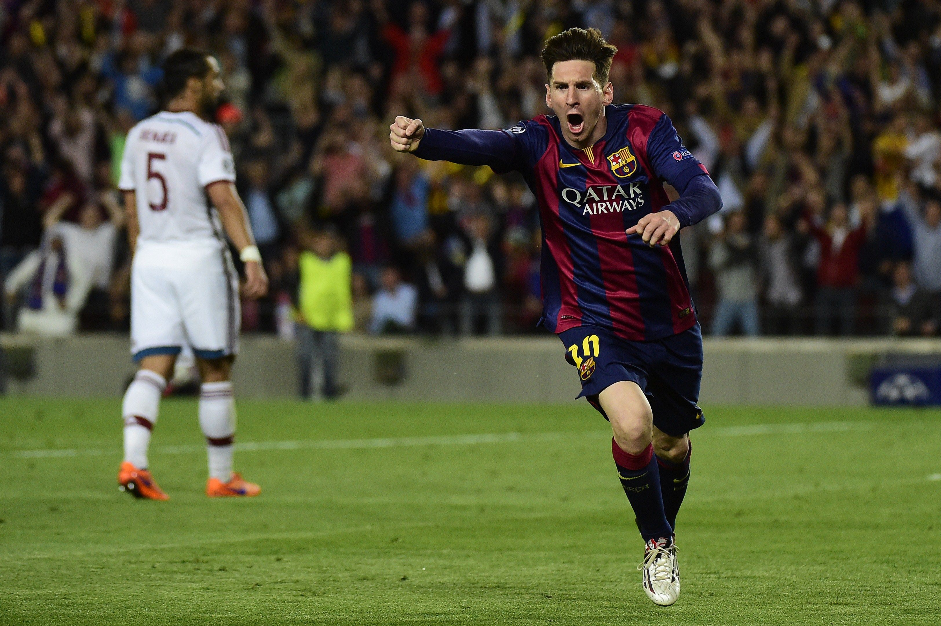 Messi esulta Barcellona, 3249x2162 WQXGA, Laptop
