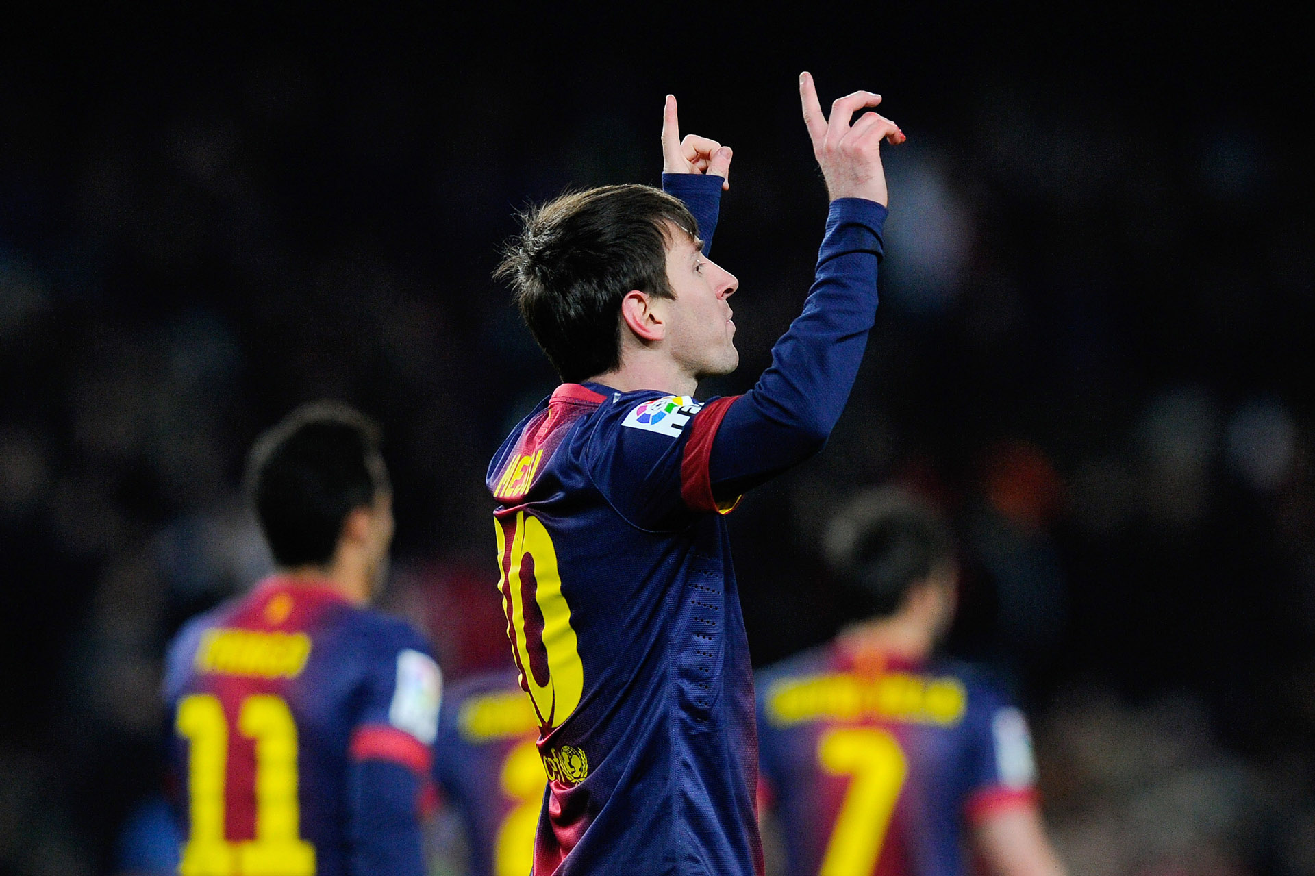 Messi Barcellona esultanza gol, 1920x1279 Full HD+, PC