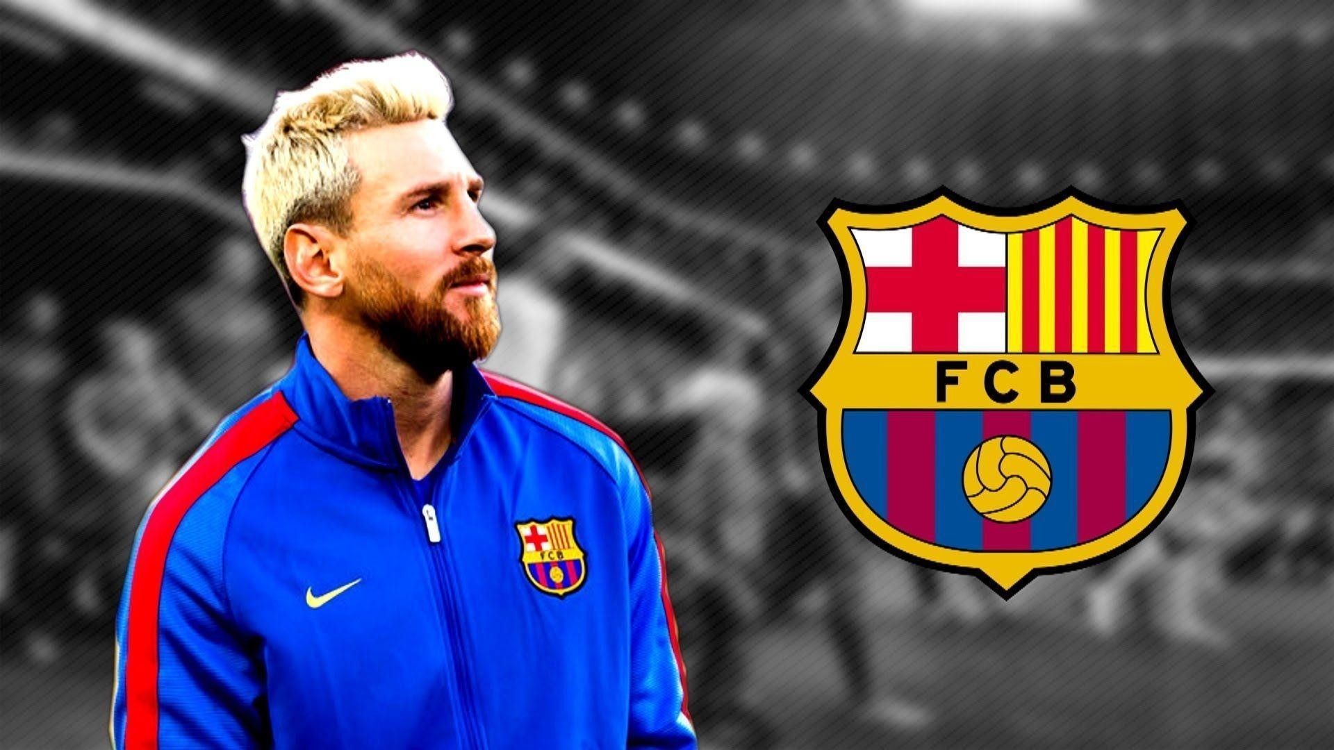 Messi giacca Barcellona logo FCB, 1920x1080 1080p, Desktop