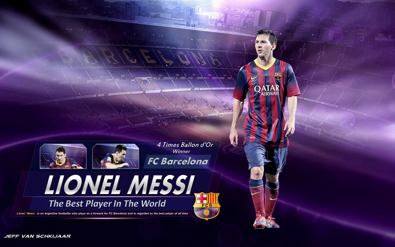 Lionel Messi FC Barcelona, 1680x1050 HD Ready, Acer Nitro
