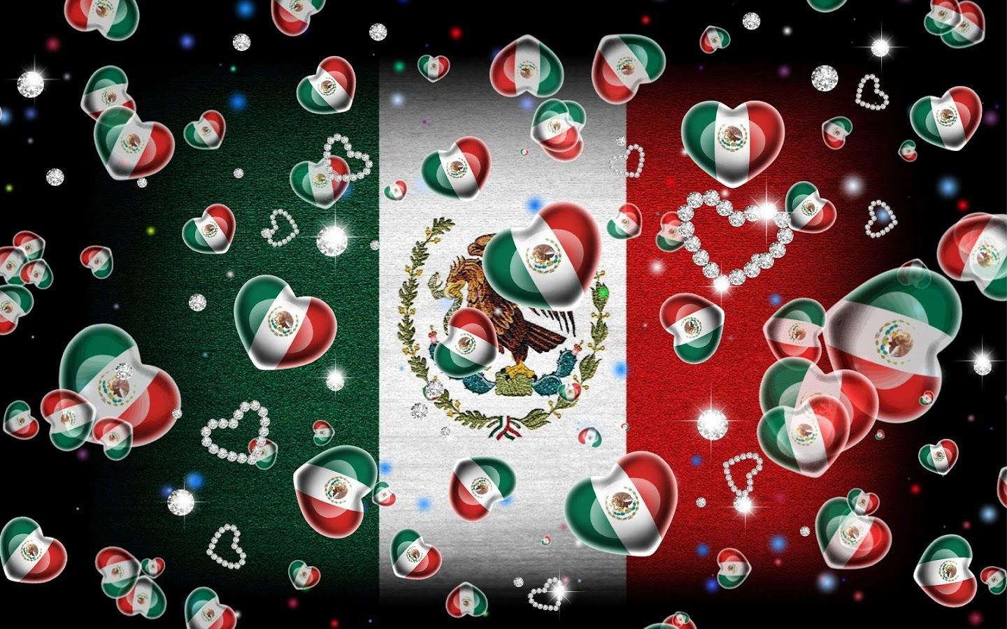 Mappa Messico bandiera stemma, 1366x768 720p, iMac