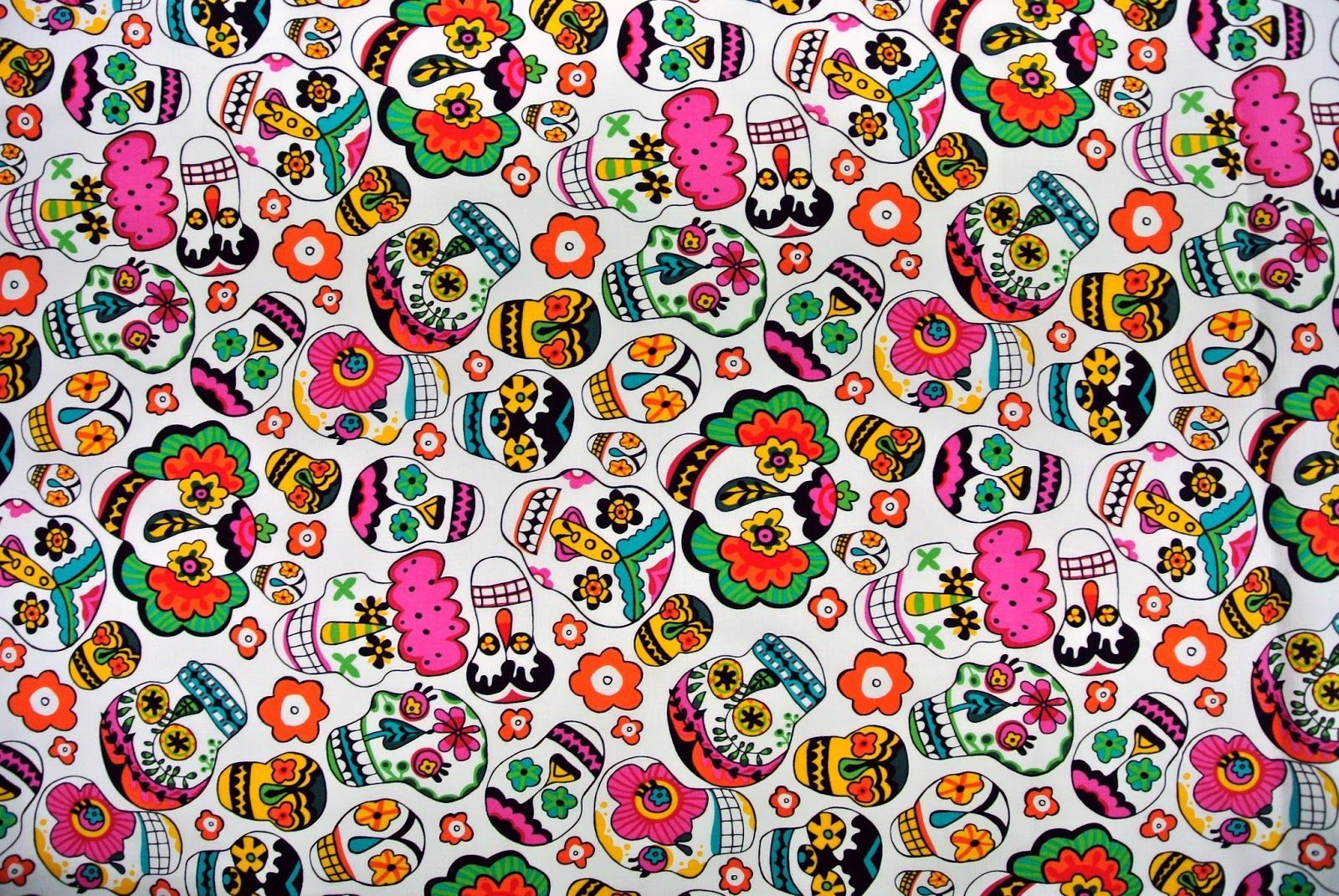 Teschi messicani colorati pattern, 1600x1071 900p, Desktop